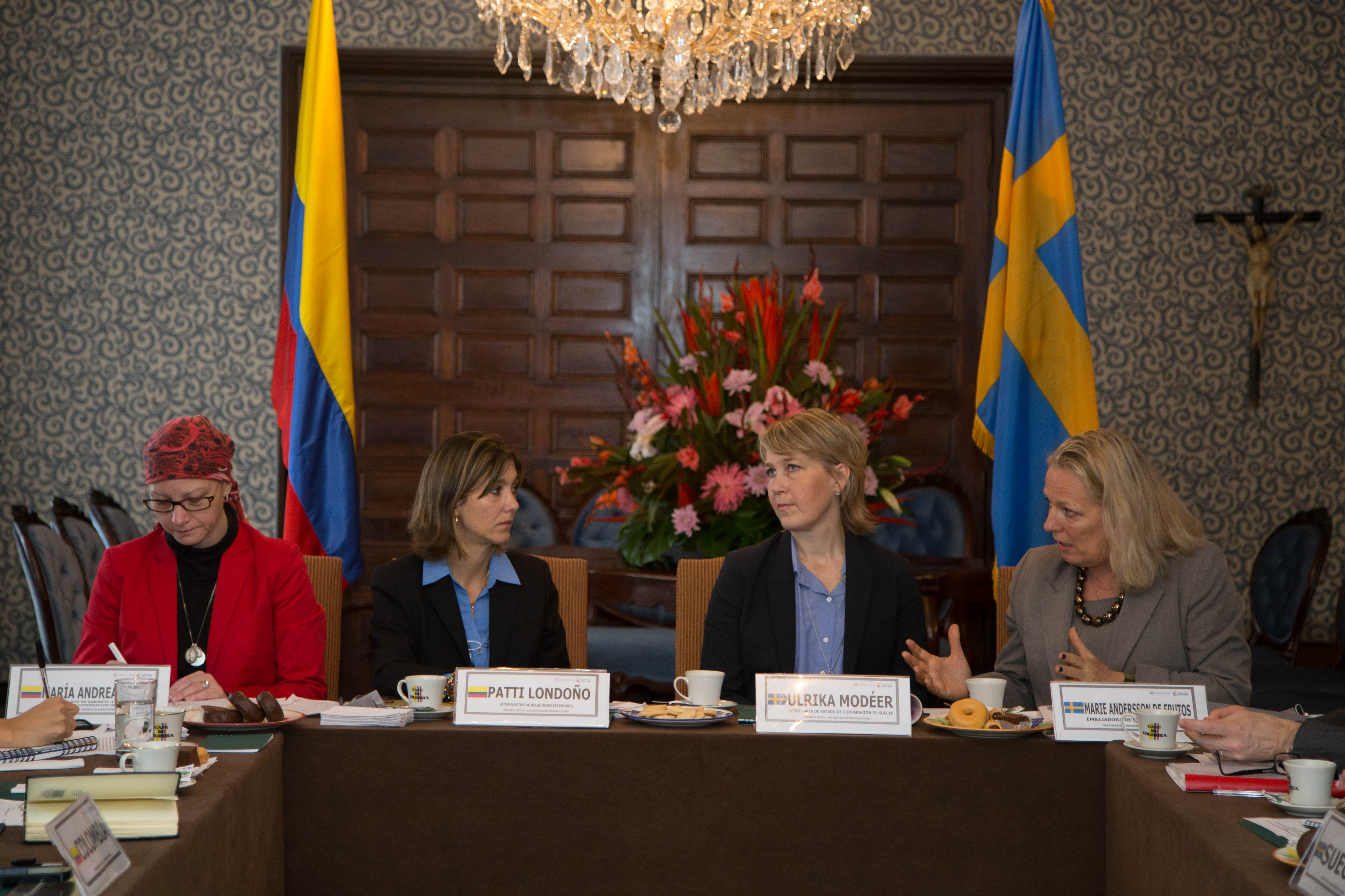 Viceministra de Relaciones Exteriores, Secretaria de Estado de Cooperación de Suecia