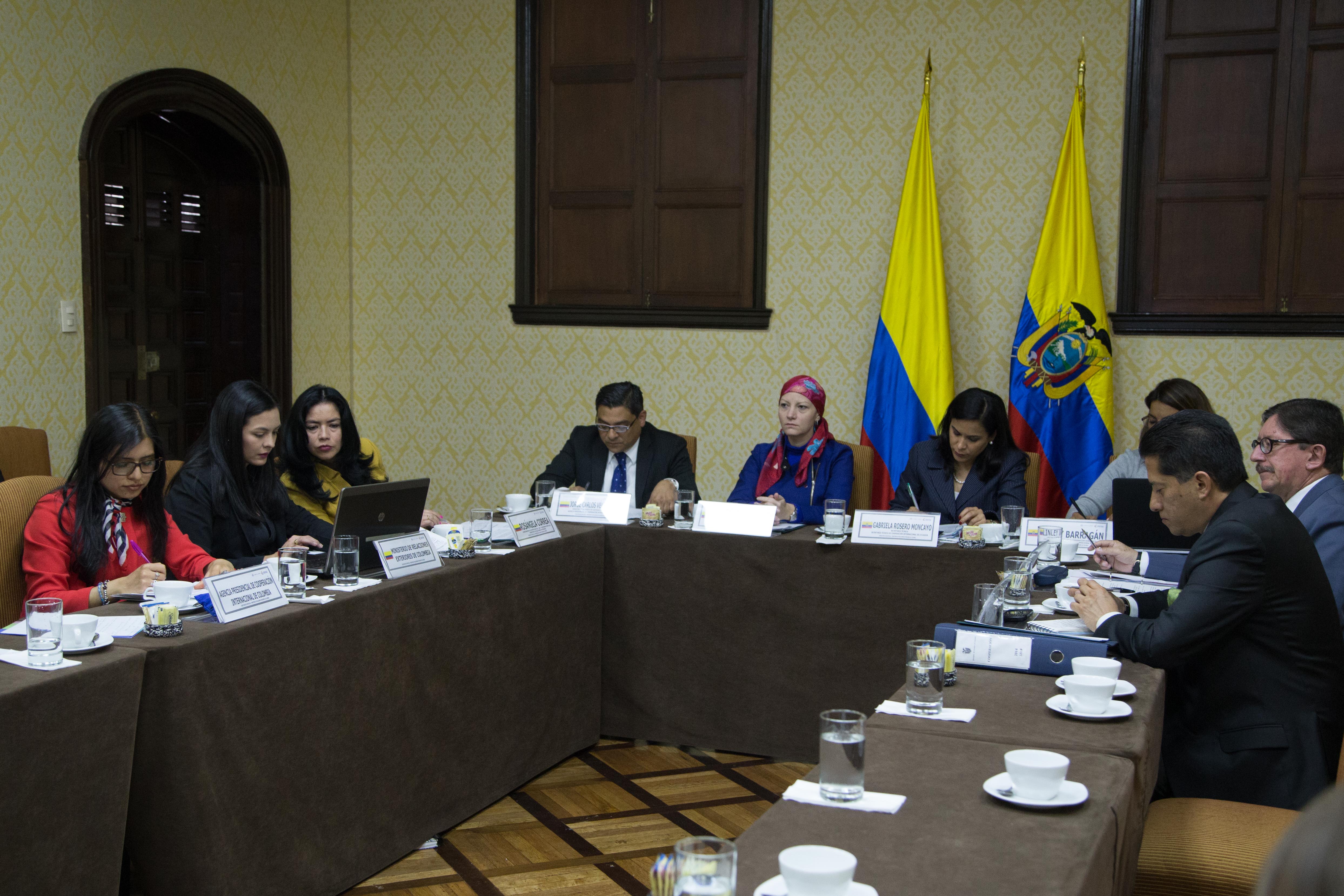 Colombia, Ecuador, encuentro de Cooperación