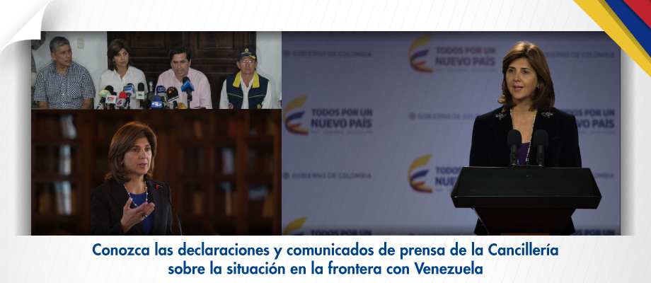 Conozca todas las declaraciones de la Canciller Holguín sobre la situación en Venezuela