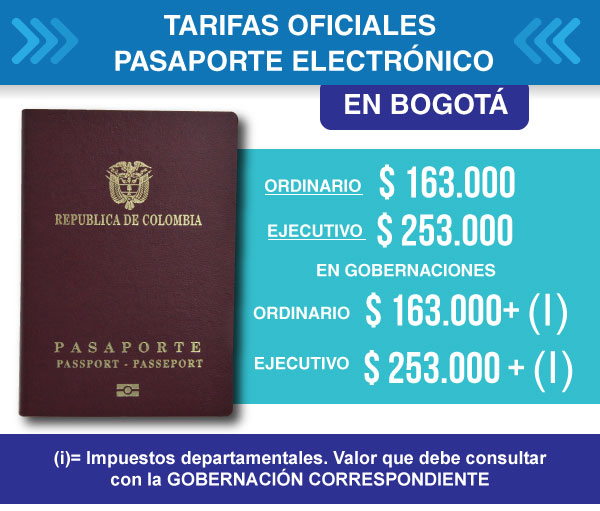 Resultado de imagen para pasaporte colombiano cancilleria 2017