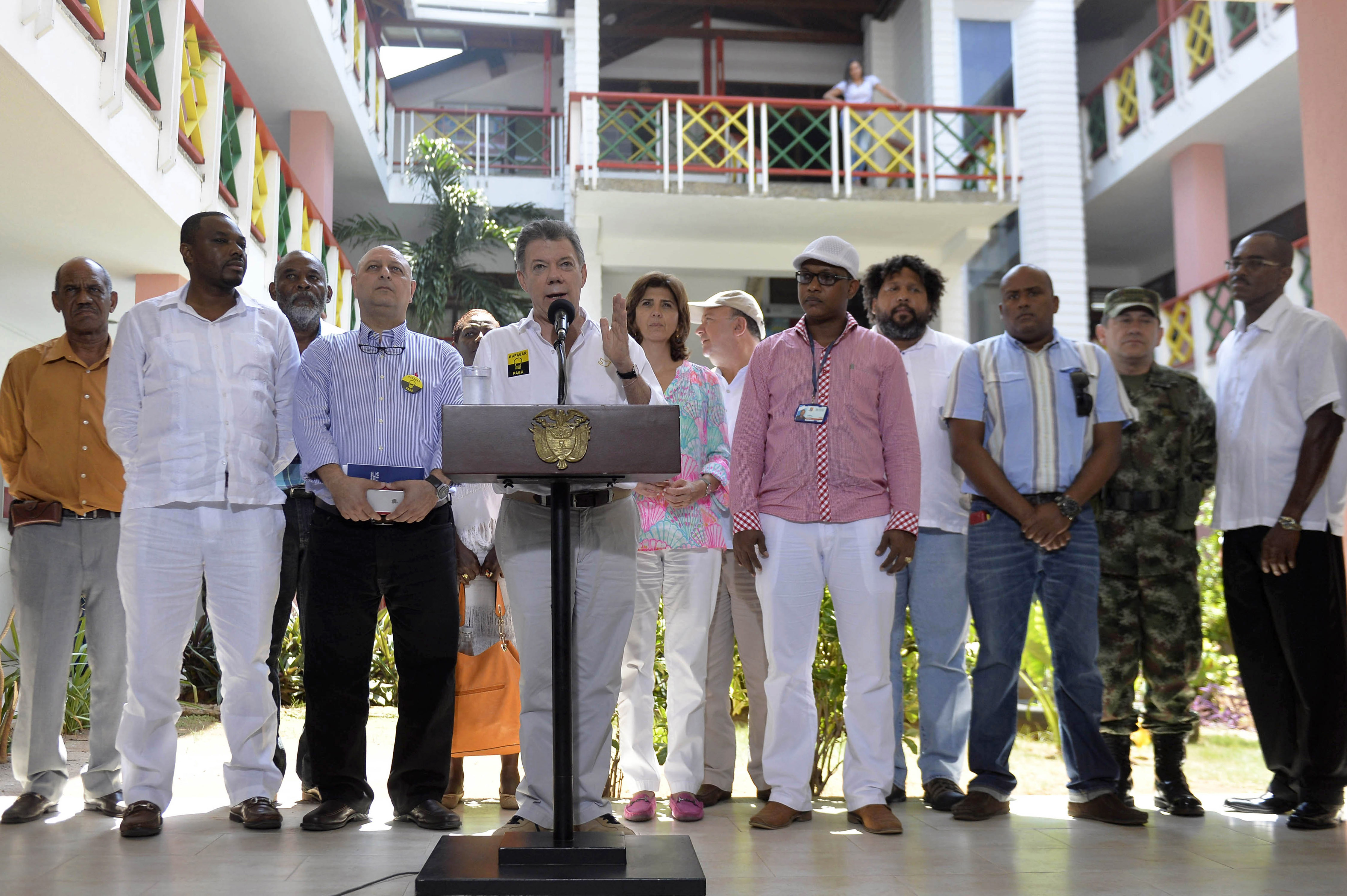 Presidente Santos y Canciller Holguín explicaron que el Gobierno Nacional seguirá defendiendo los derechos de los raizales y del archipiélago