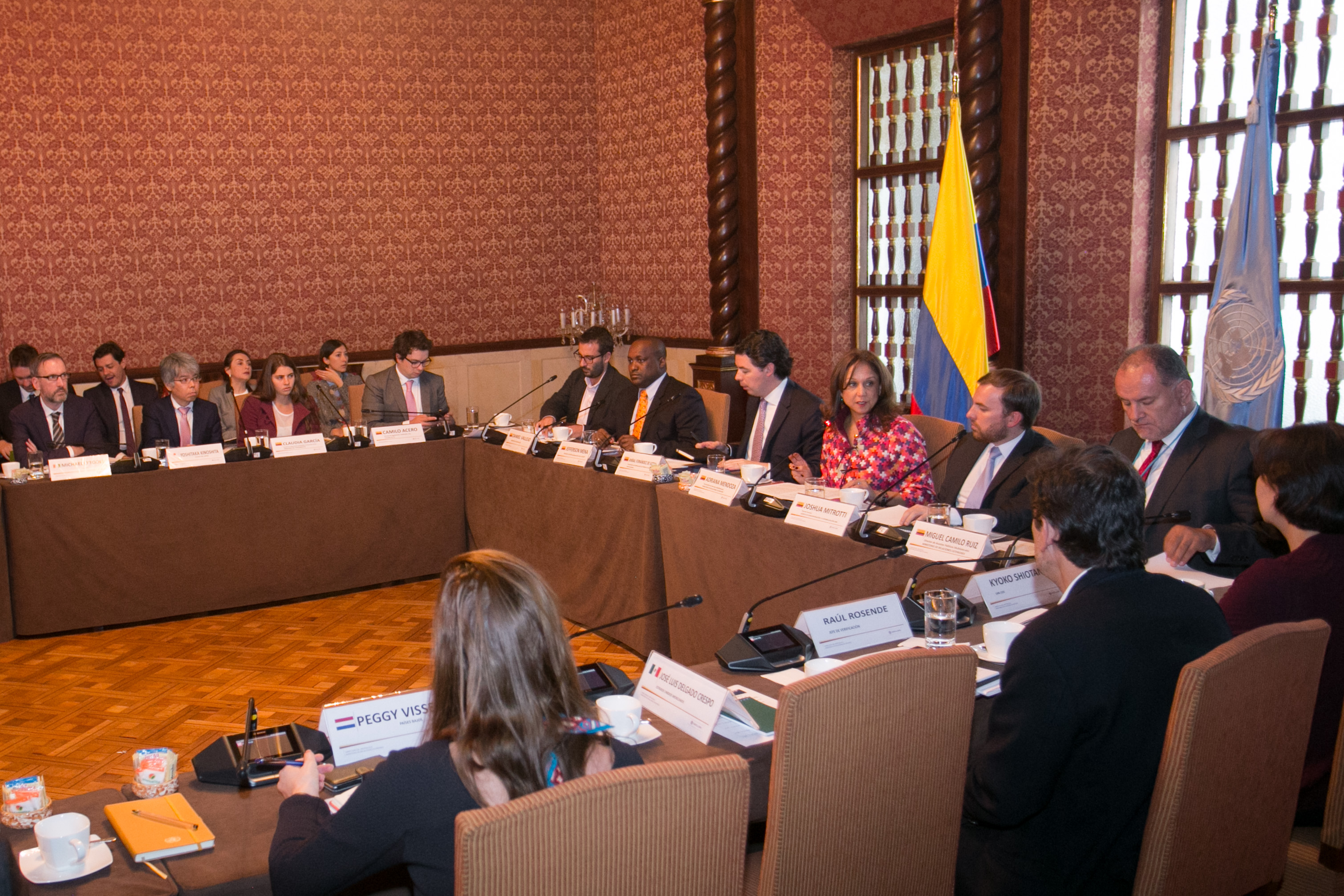 Delegados de la Dirección de Asuntos Políticos de Naciones Unidas reconocieron los avances en el proceso de implementación del proceso de paz en Colombia