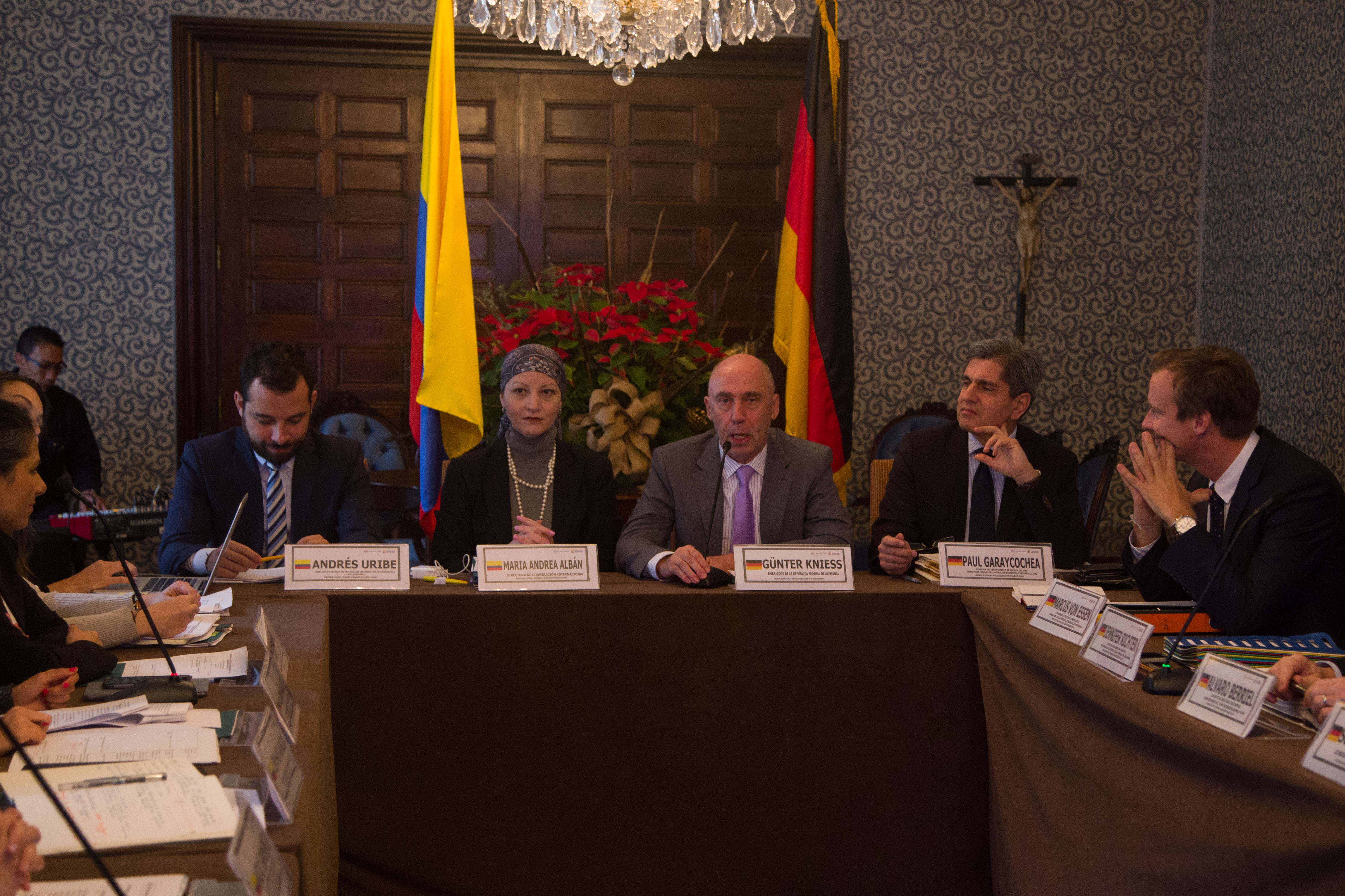 Colombia y Alemania realizaron, en el Palacio de San Carlos, Consultas Intergubernamentales