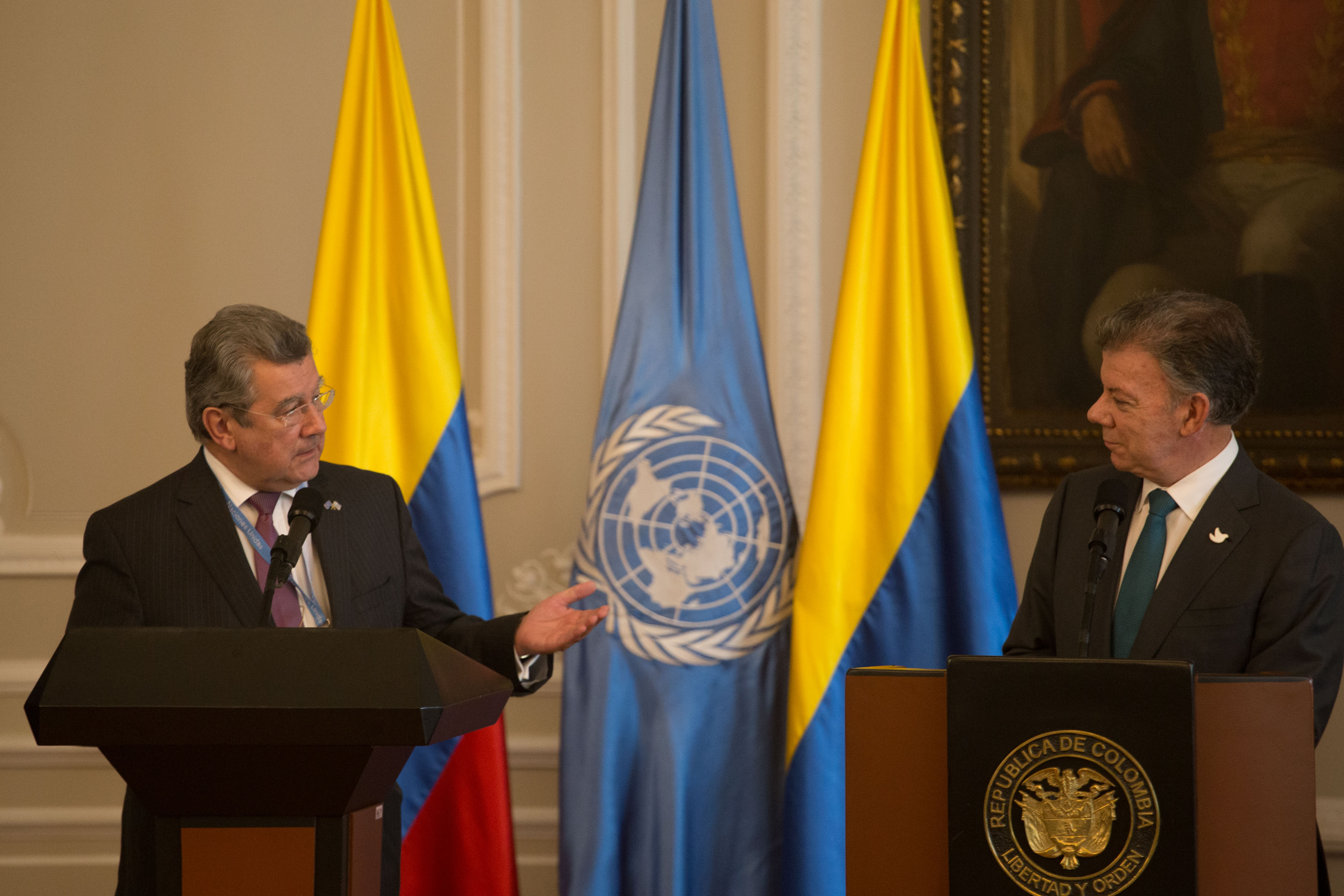 “Consejo de Seguridad ha venido a Colombia a presentar su unánime, sólido, sostenido respaldo al proceso de pacificación de los colombianos”: Embajador de Uruguay, Elbio Rosselli, Presidente del Consejo de Seguridad - ONU