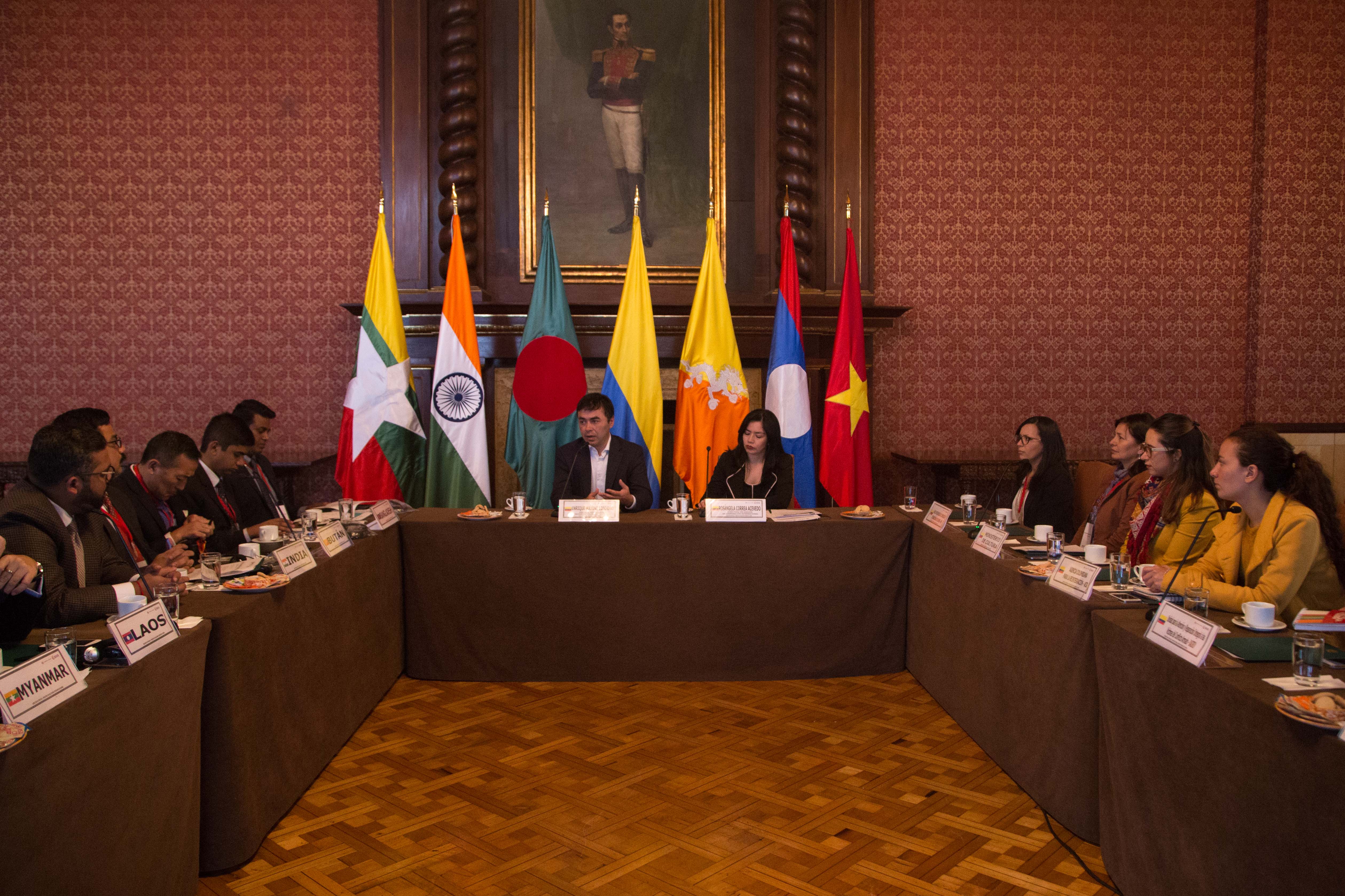 Con la participación de delegados de Bangladesh, Bután, India, Laos, Myanmar y Vietnam, se dio inicio al “Encuentro de Cooperación Sur-Sur