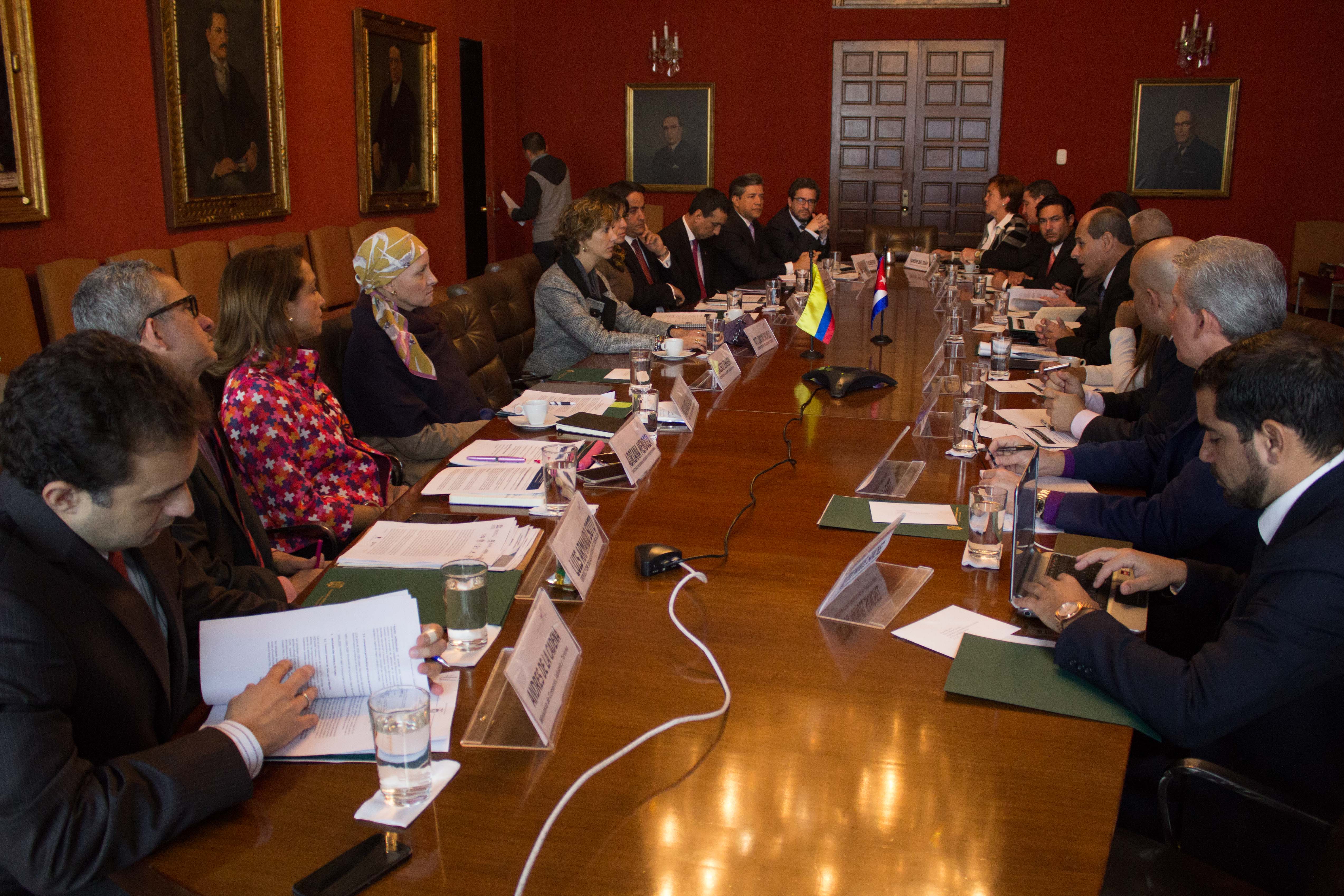 Los Viceministros de Relaciones Exteriores de Colombia, Patti Londoño, y de Cuba, Rogelio Sierra, se reunieron para  celebrar la XI Reunión del Mecanismo de Consultas Políticas entre los dos países
