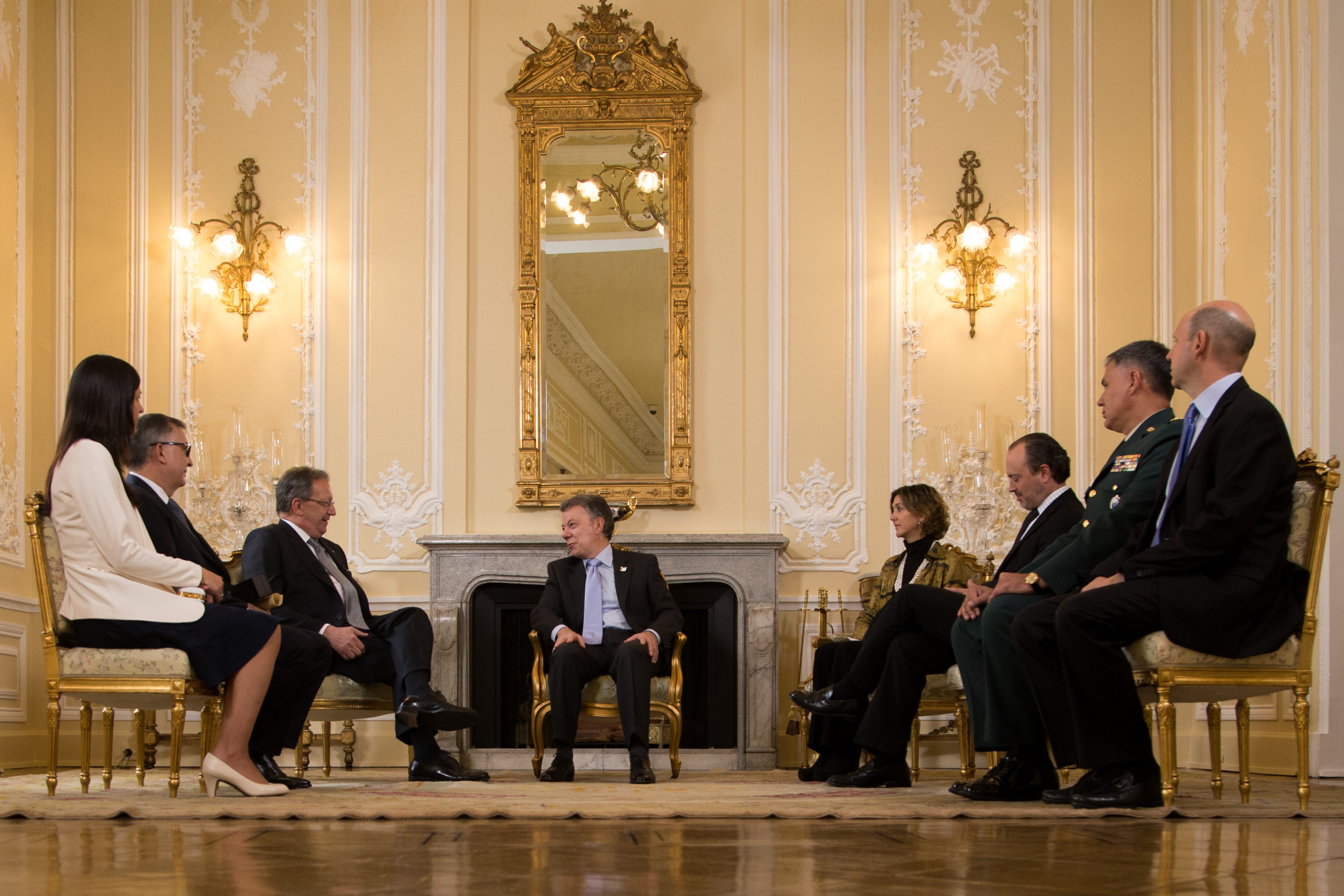 Presidente Juan Manuel Santos recibió las cartas credenciales del Embajador de Argentina en Colombia, Marcelo Stubrin