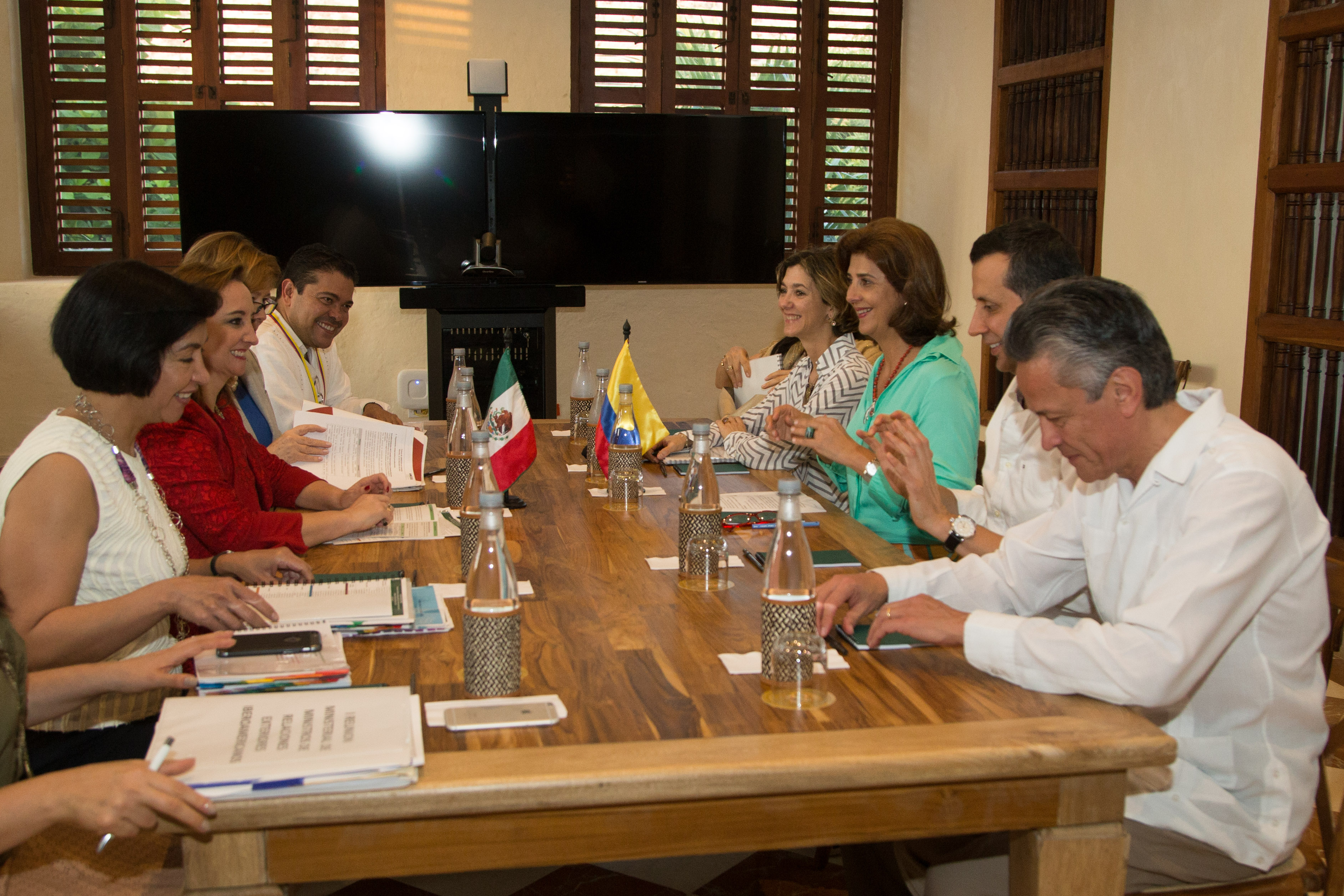 alt Cancilleres Holguín y Ruiz-Massieu anunciaron la conformación del Comité Estratégico Colombia-México
