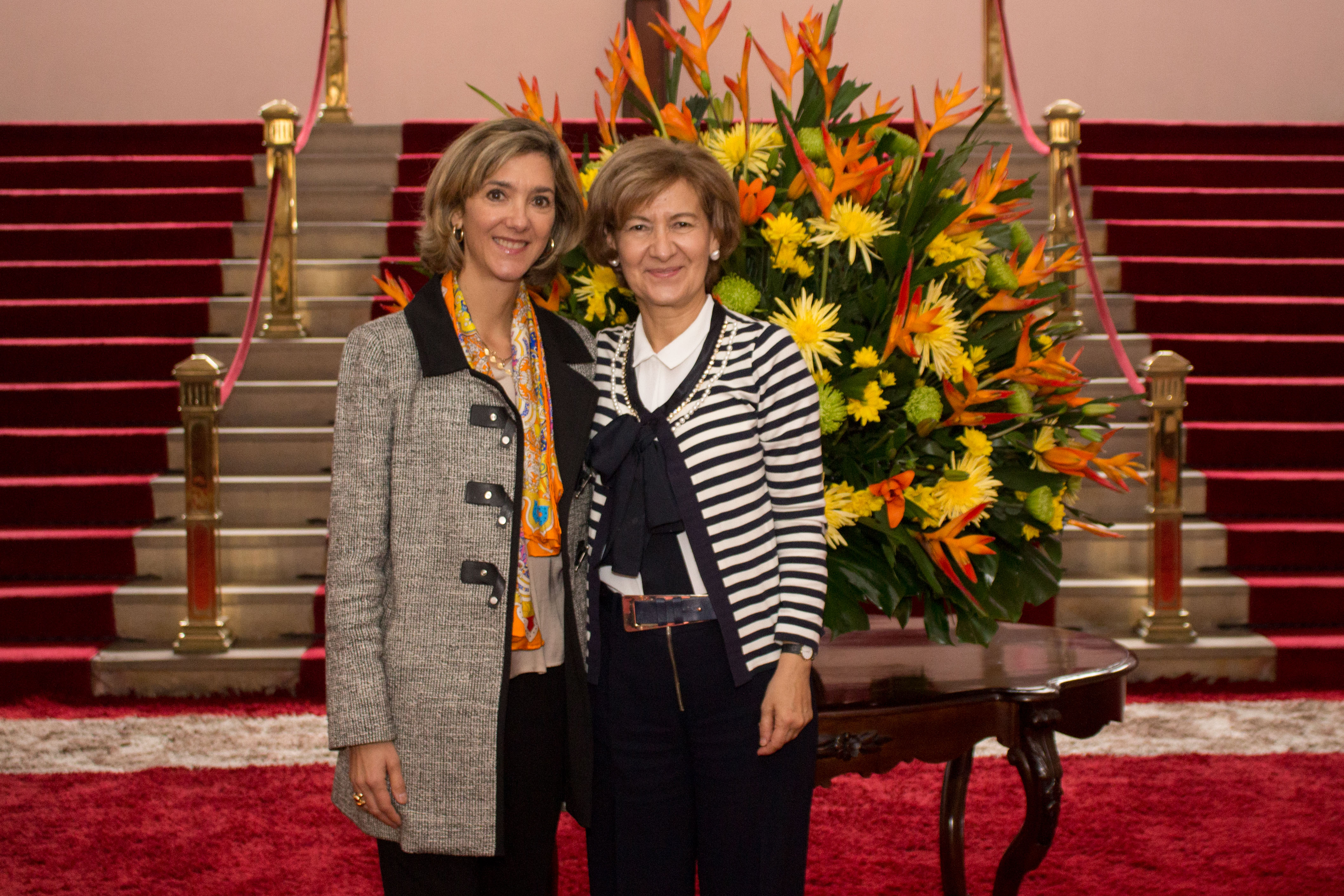 Viceministra Patti Londoño recibió, en el Palacio de San Carlos, a la Viceministra de Negocios Extranjeros y Cooperación de  Portugal 
