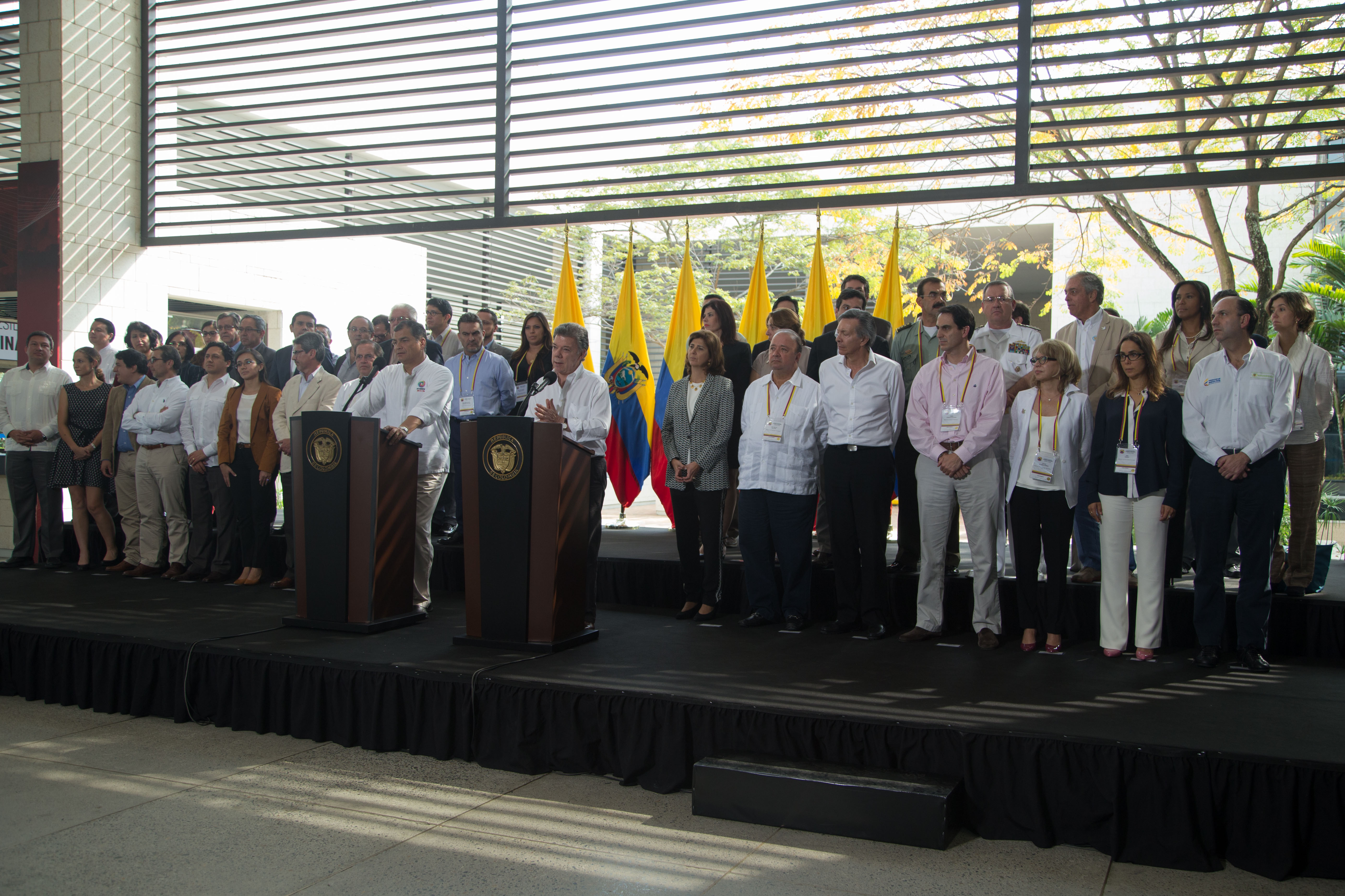  Presidentes de Colombia y Ecuador se ponen 90 metas para continuar fortaleciendo la integración binacional