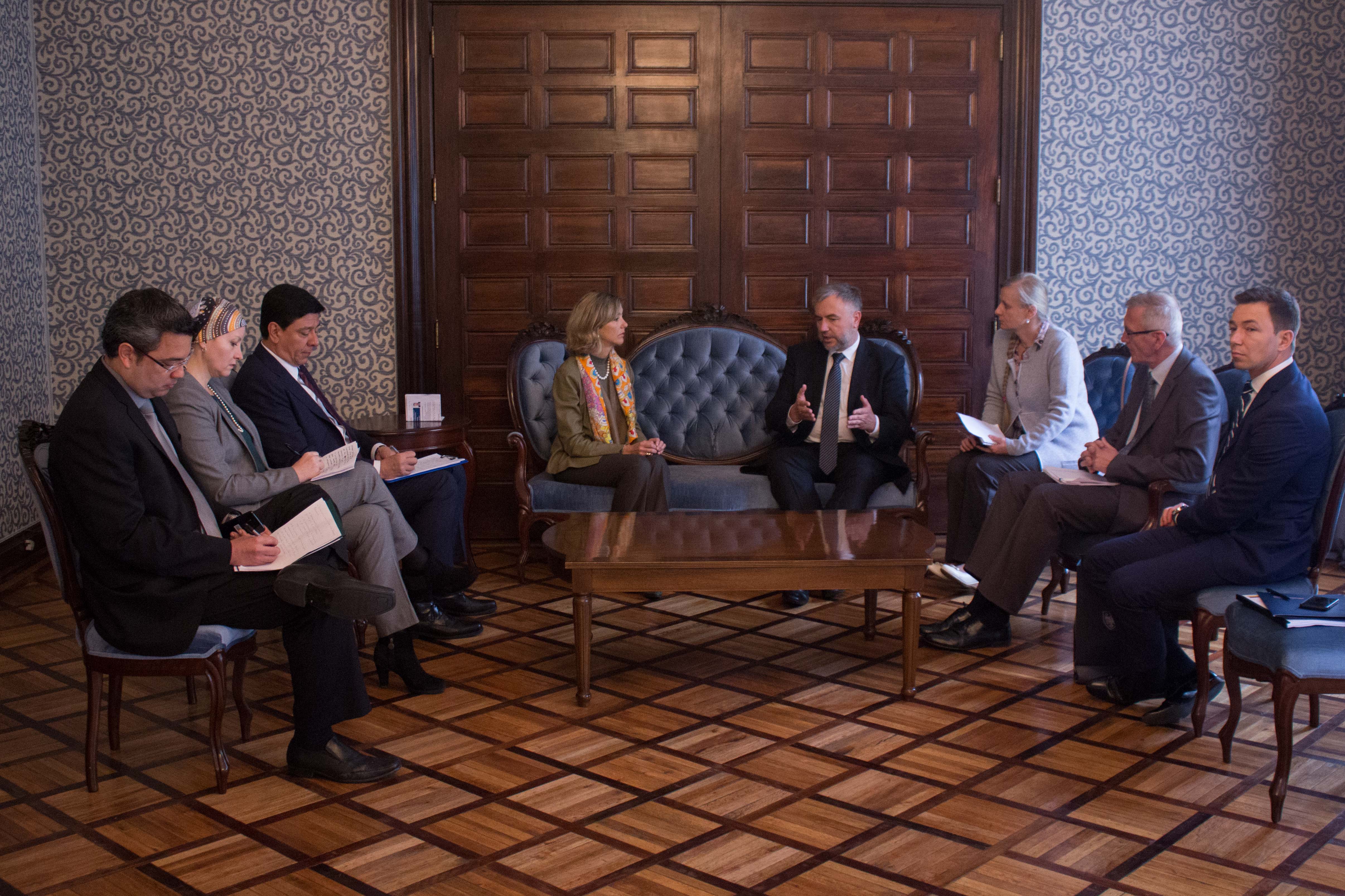 Cooperación económica, académica y científica: objetivo de la reunión de la Viceministra de Relaciones Exteriores de Colombia y el Mariscal de Wielkopolska
