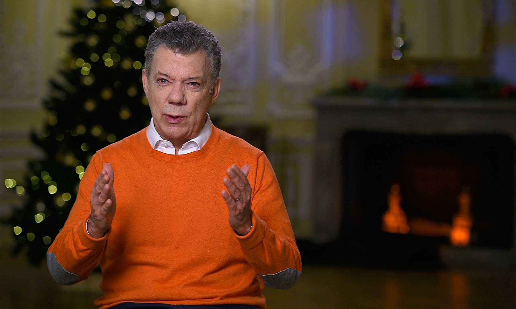 Saludo de Navidad del Presidente Juan Manuel Santos a los colombianos