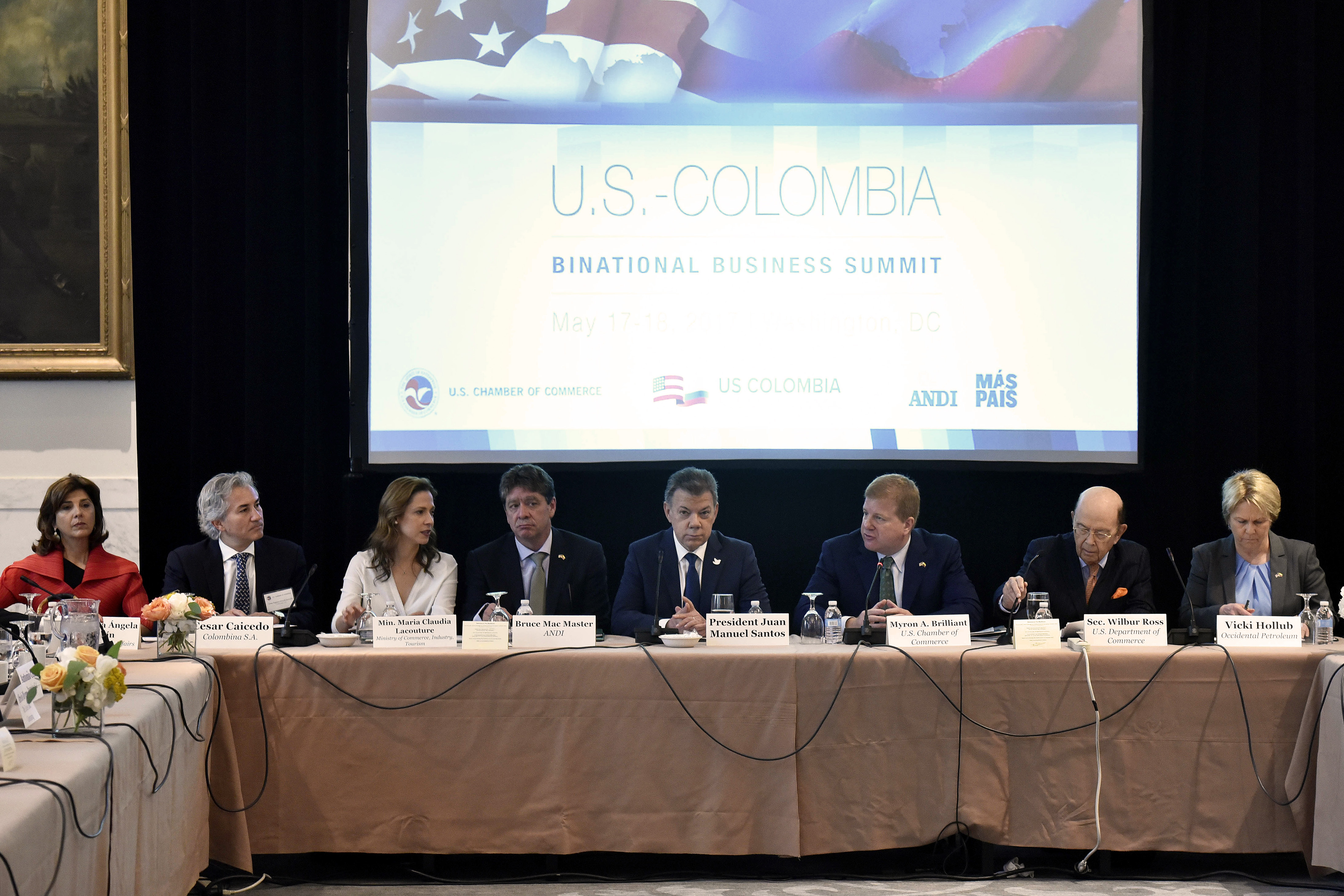 En compañía de Canciller Holguín, Presidente Juan Manuel Santos lanzó el Consejo Empresarial Colombia y Estados Unidos