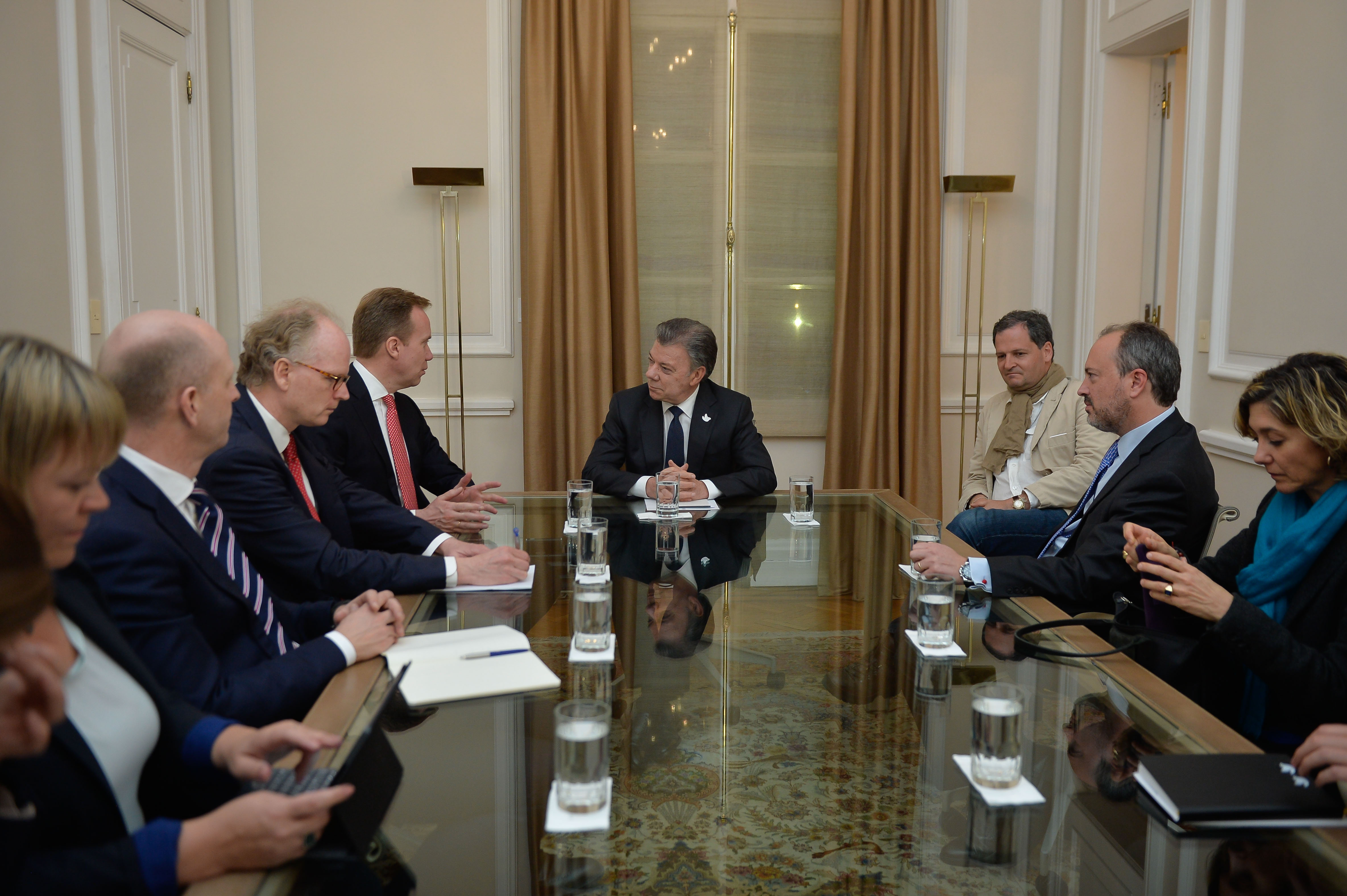 Presidente Santos se reunió con el Ministro de Relaciones Exteriores de Noruega, Børge Brende