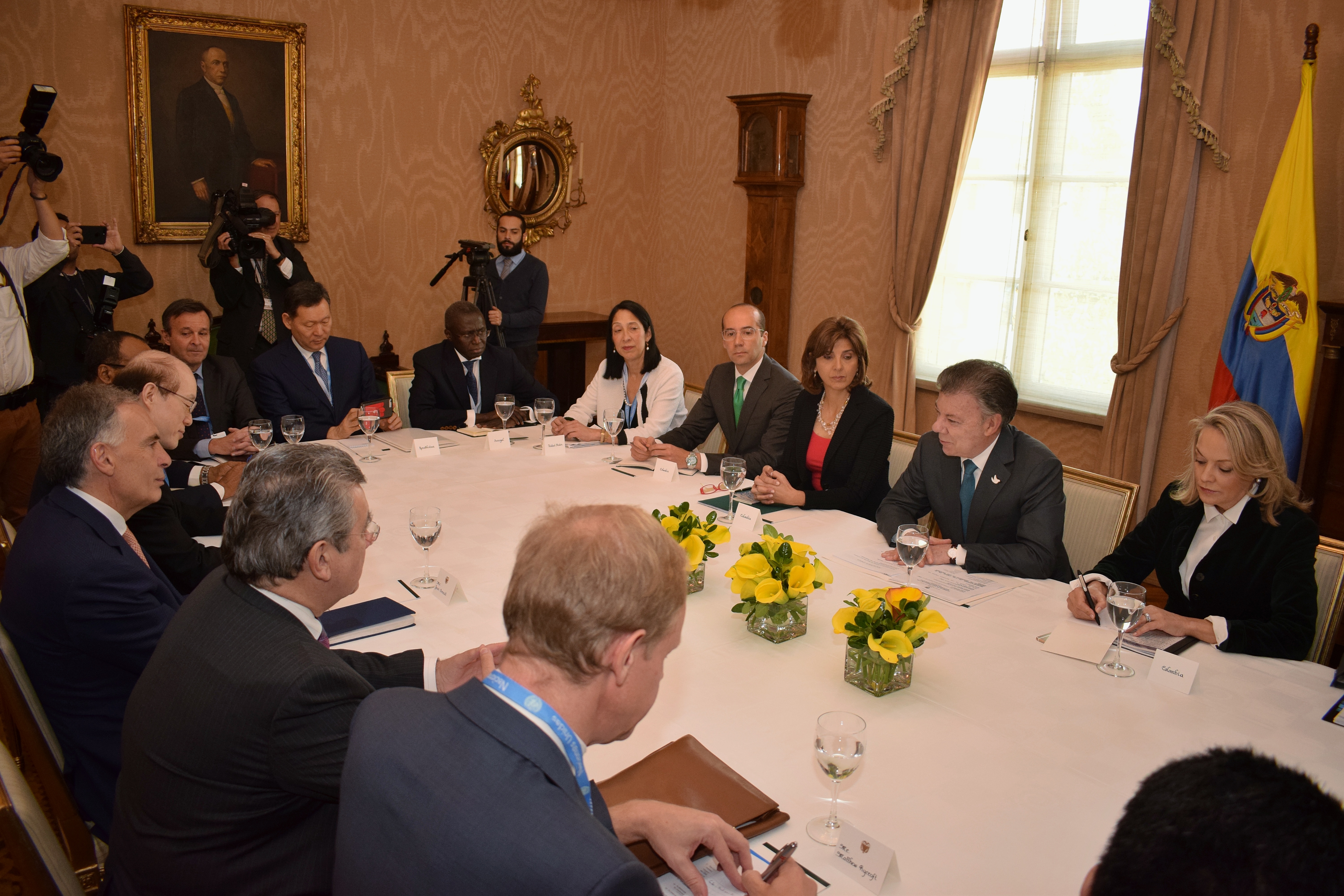 Consejo de Seguridad se reunió con el Presidente Juan Manuel Santos y la Canciller María Ángela Holguín