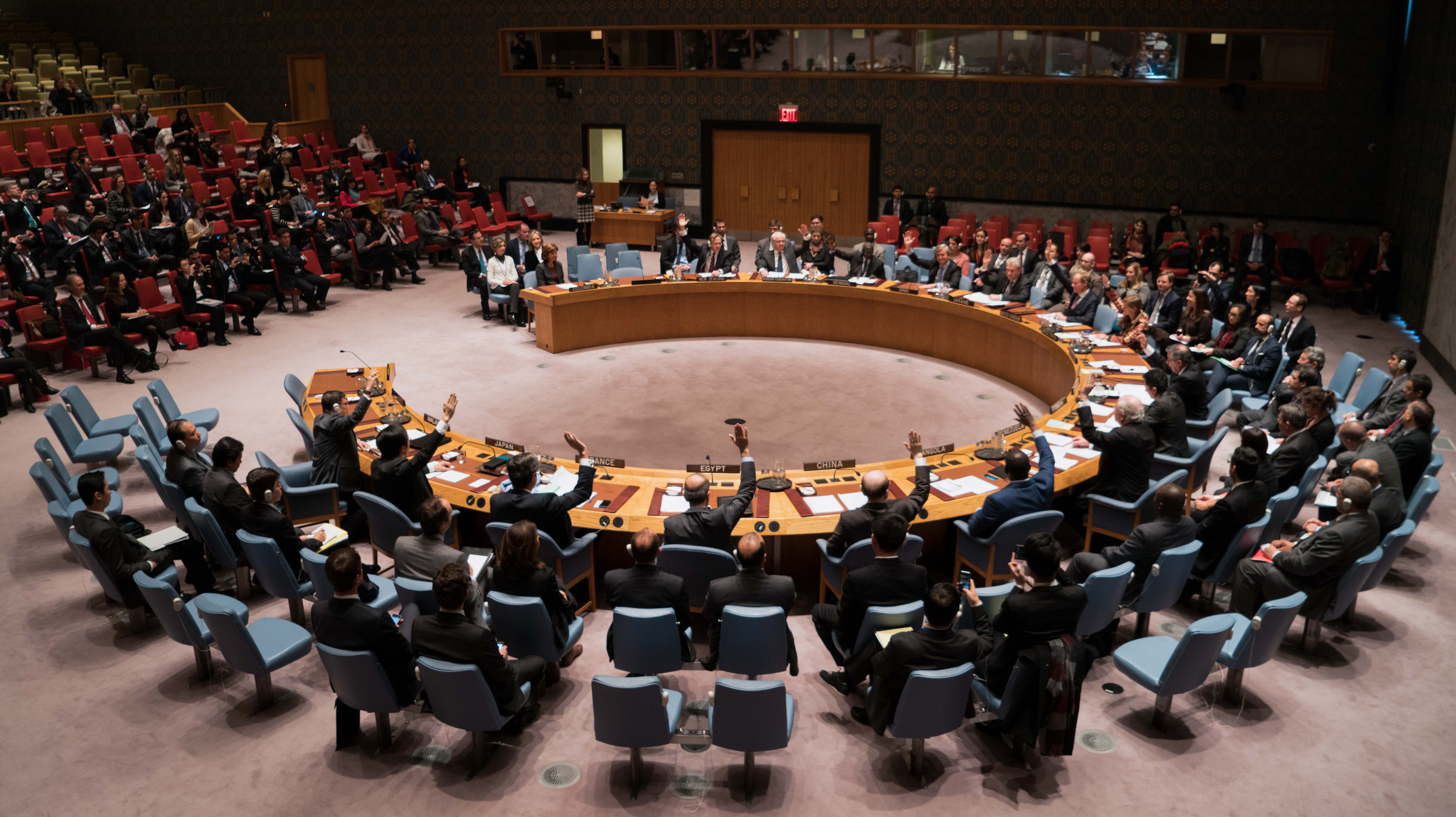Resolución aprobada por el Consejo de Seguridad de la Organización de Naciones Unidas para el establecimiento de una Misión será una misión política, integrada por observadores internacionales desarmados