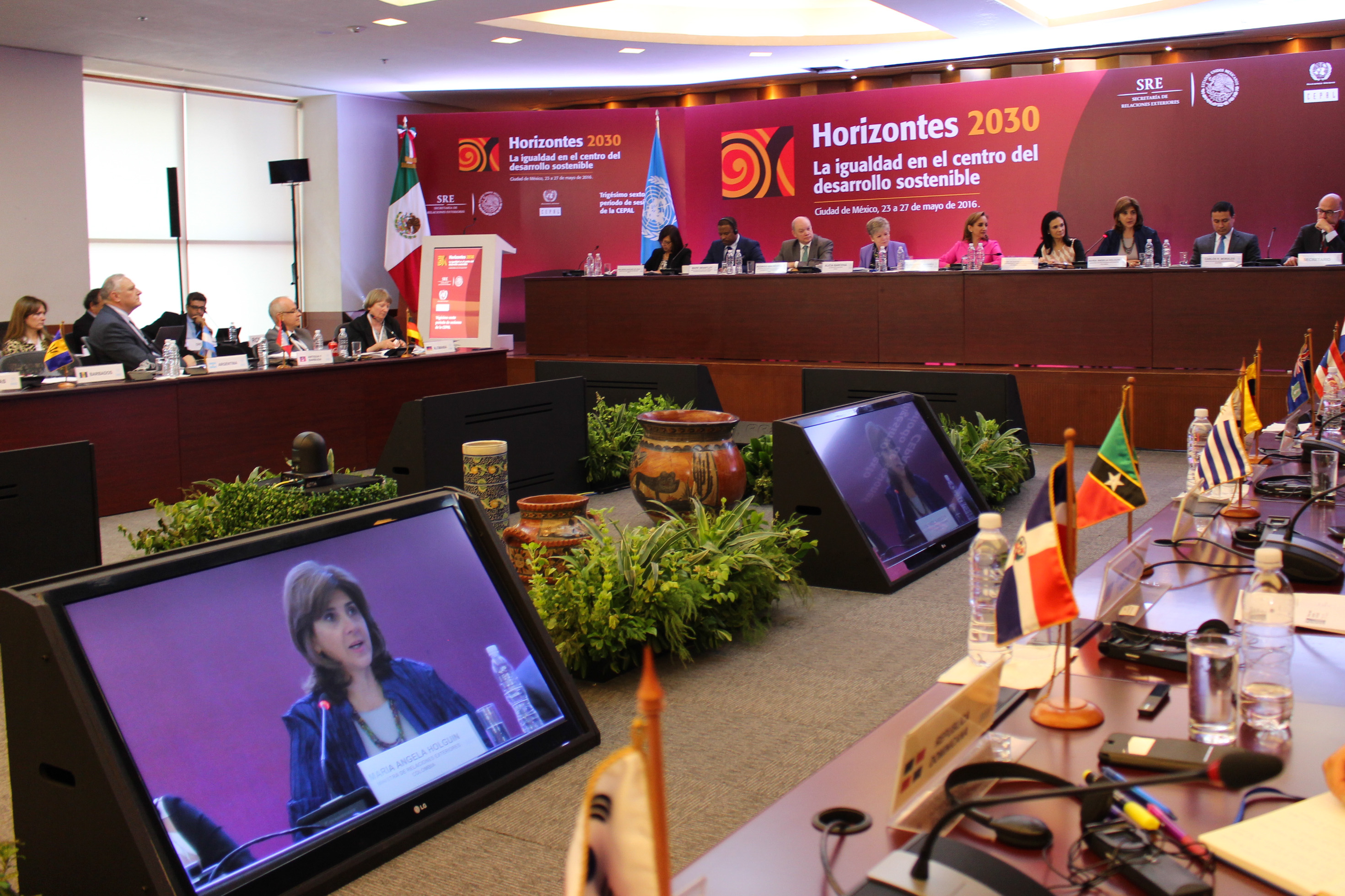En reunión de Cepal, la Canciller María Ángela destacó la relevancia de adelantar trabajos coordinados y articulados para lograr la implementación de la Agenda 2030