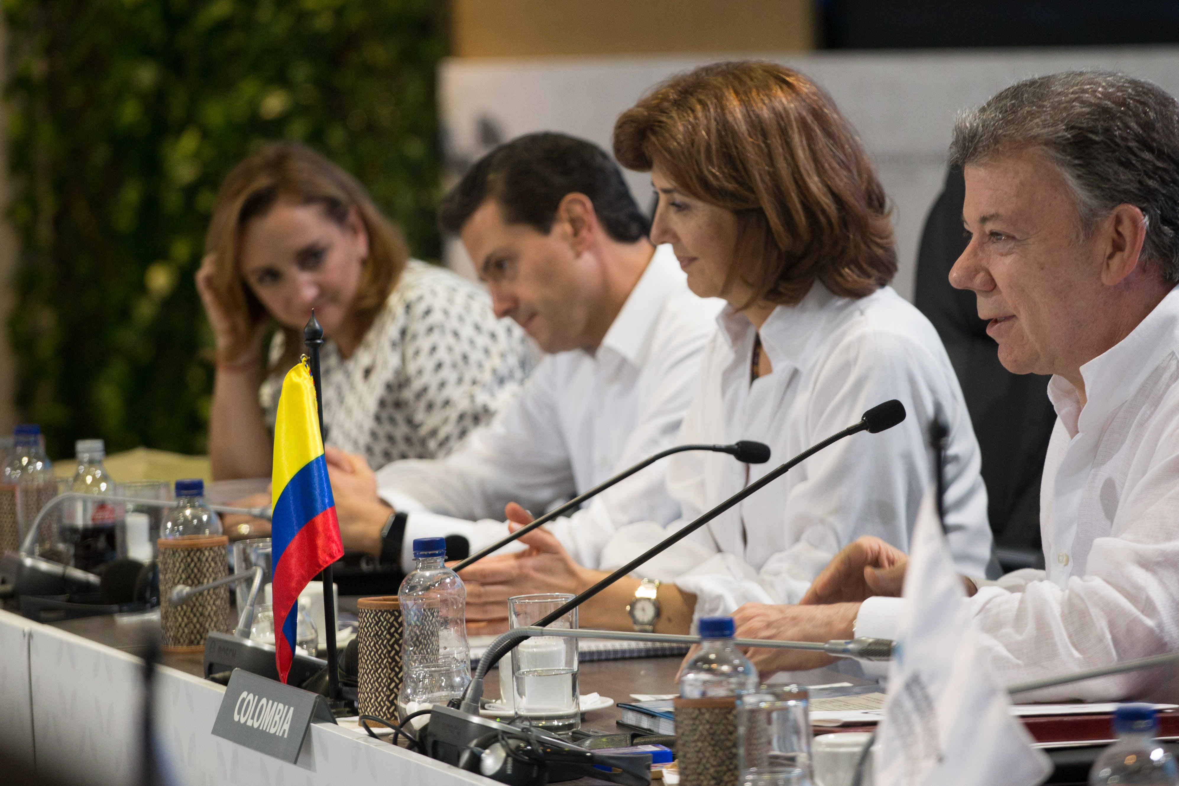 La paz de Colombia será una realidad, así lo ratificó el Presidente Juan Manuel Santos ante los Jefes de Estado