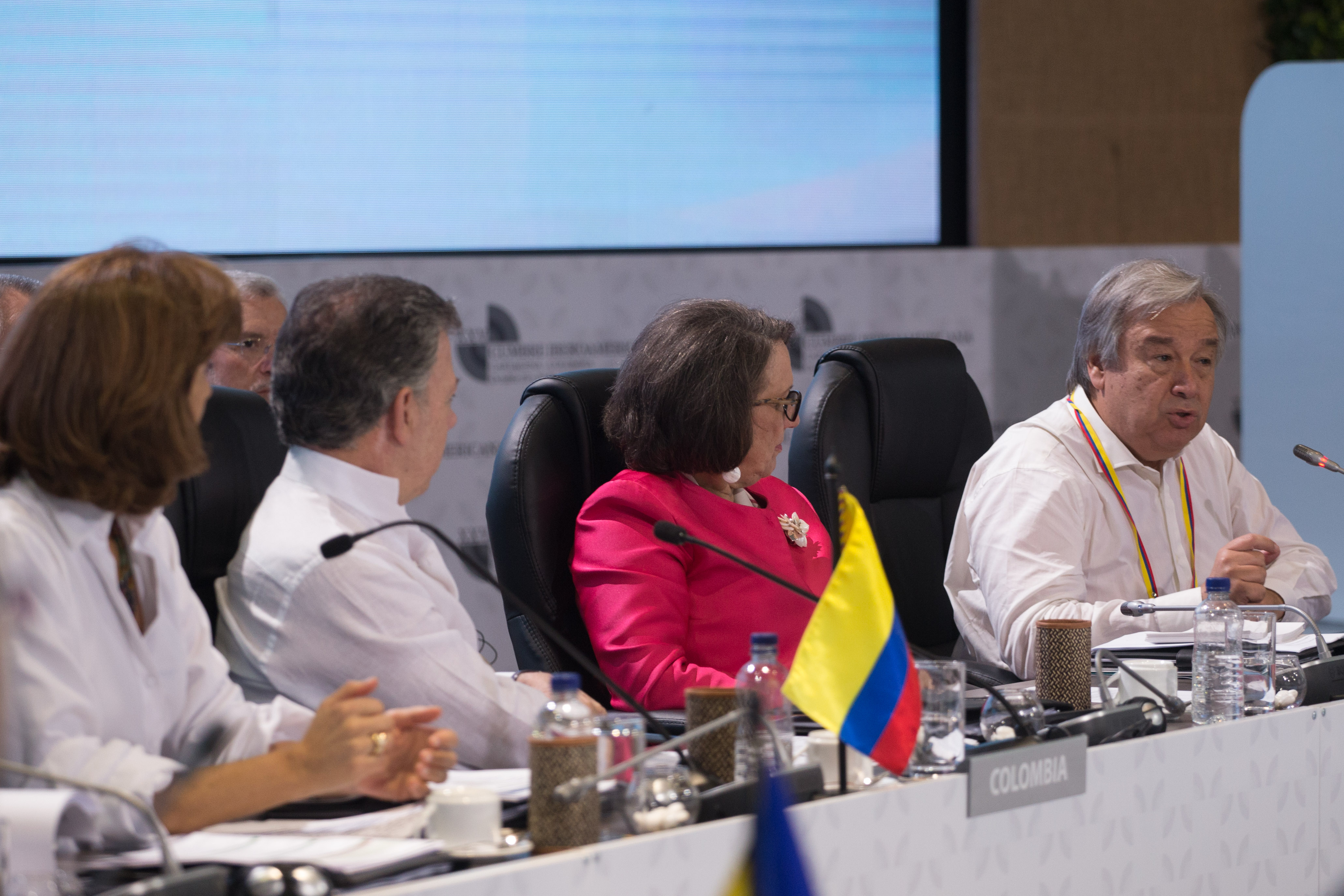 “Naciones Unidas continuará apoyando a Colombia para hacer seguimiento a los acuerdos con la guerrilla": António Guterres