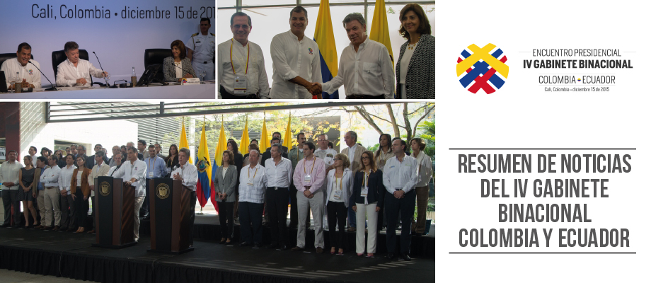 IV Gabinete Binacional Colombia y Ecuador