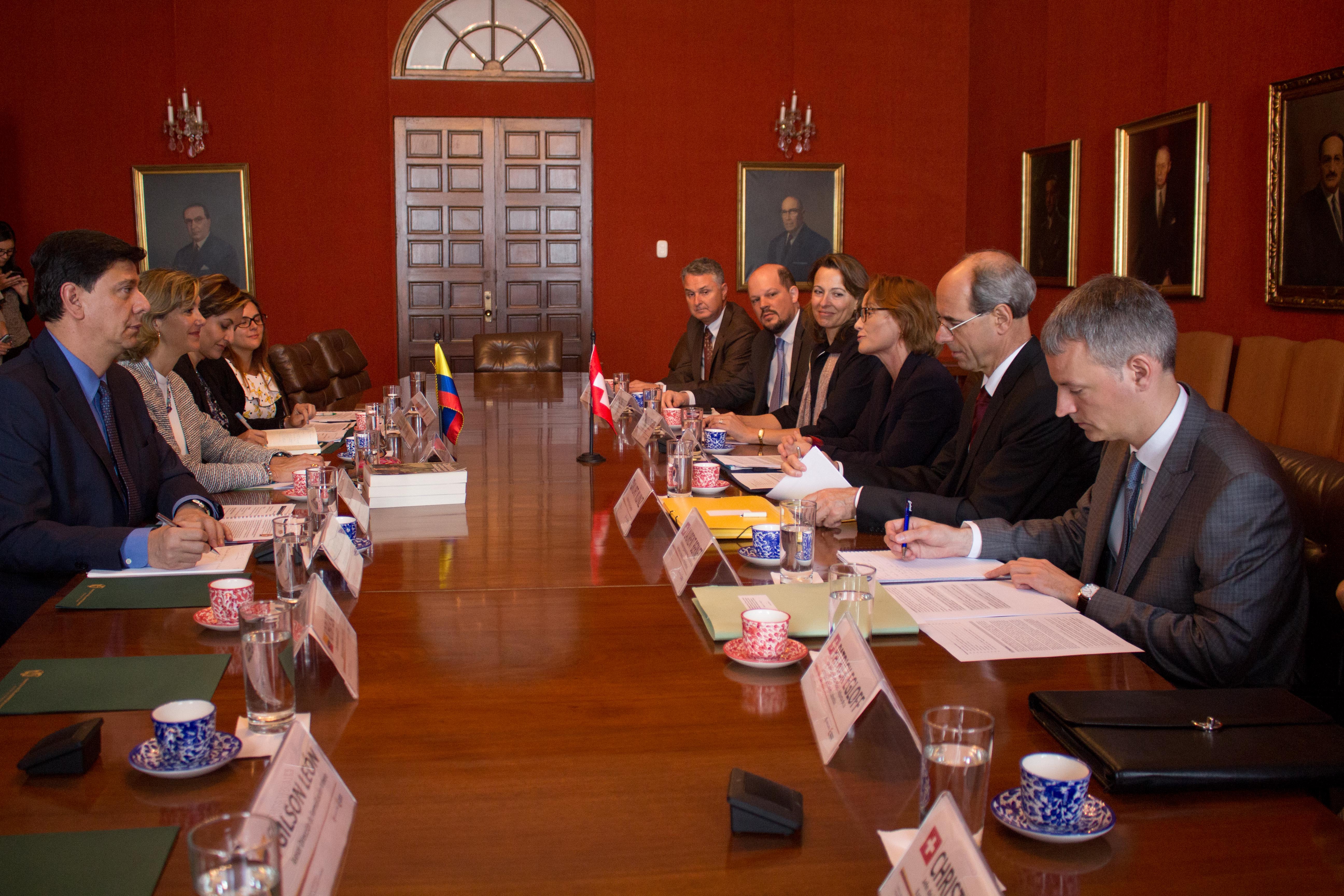 Viceministras de Relaciones Exteriores de Colombia y Suiza desarrollaron la VI reunión del mecanismo de Consultas 
