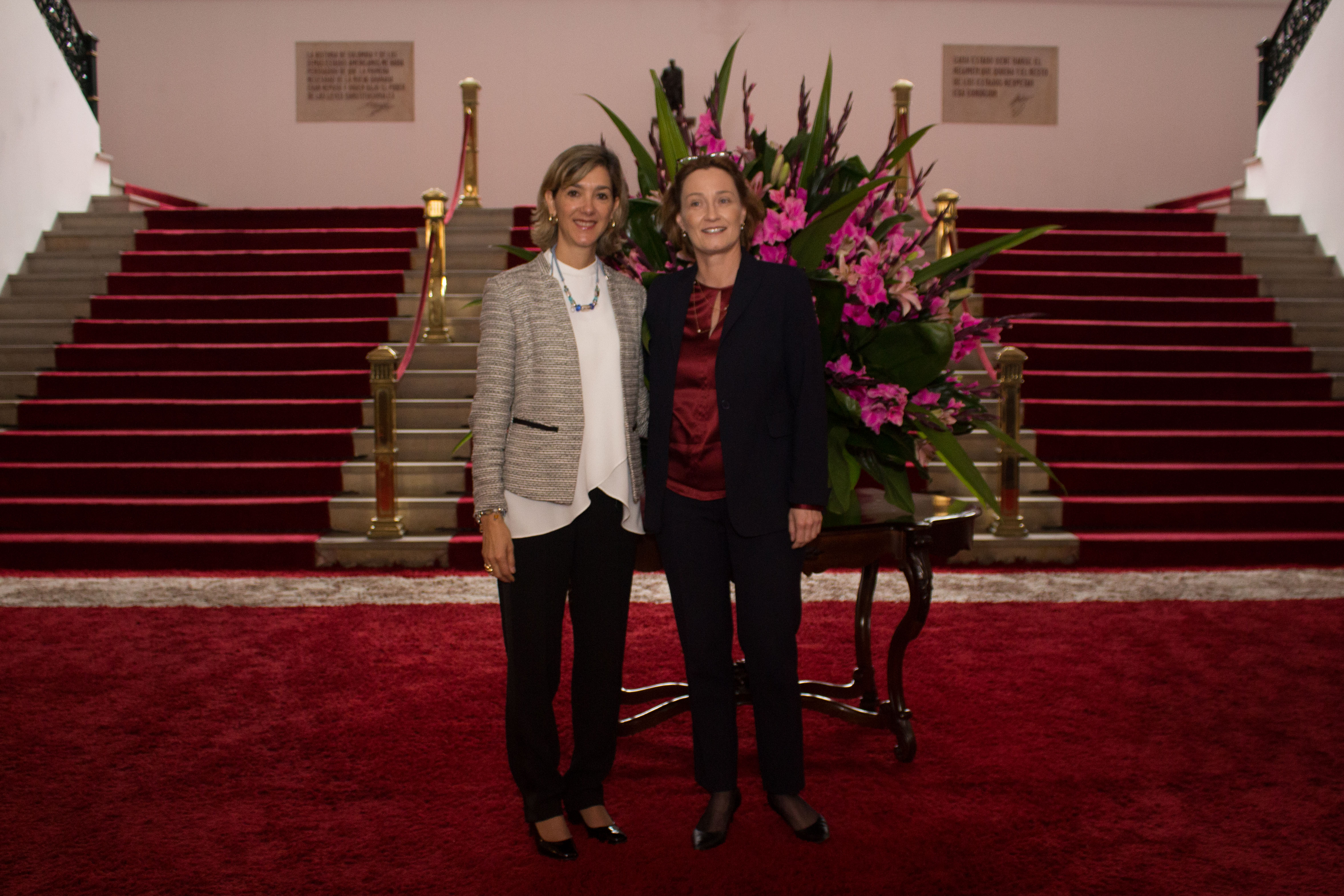 Viceministra de Relaciones Exteriores de Colombia recibió a su homóloga de Suiza en la Cancillería