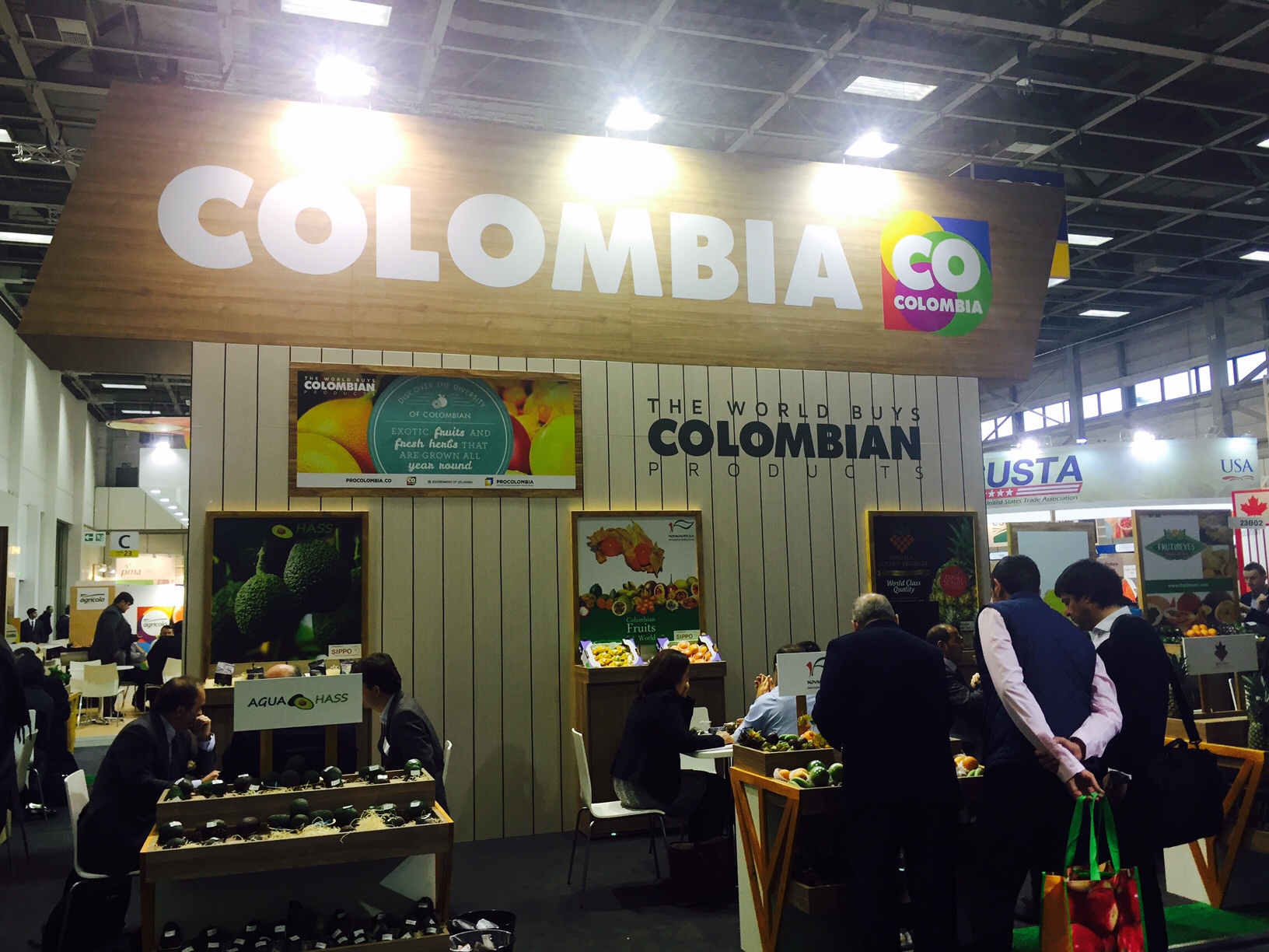 La Embajada en Alemania inauguró el pabellón de Colombia en la feria Fruit Logistica 2016