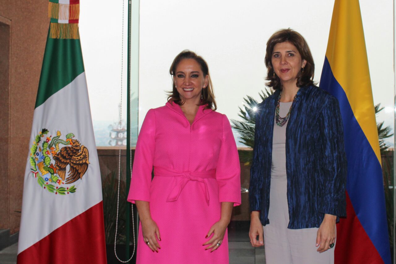 Cancilleres de Colombia y México revisaron los compromisos de la agenda bilateral