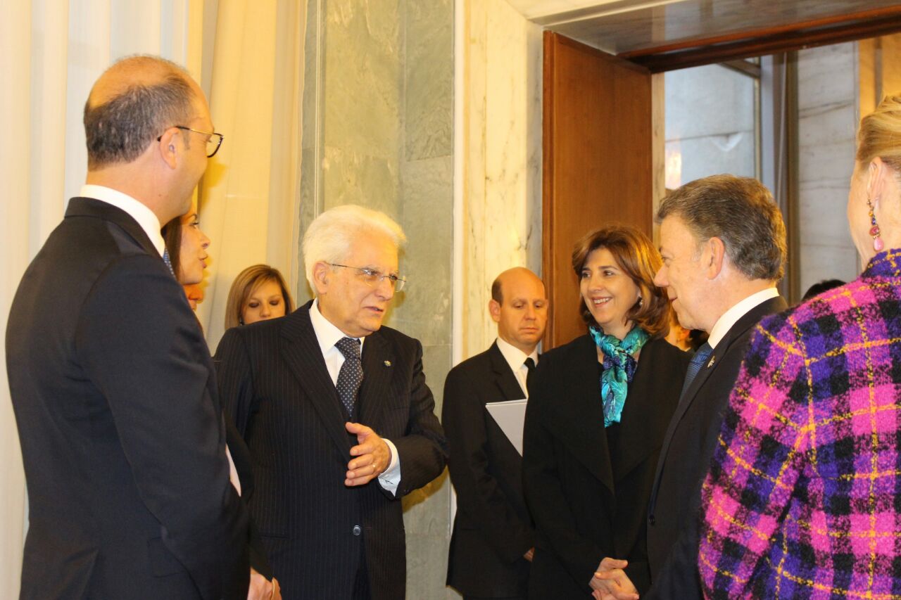 Presidente de Italia Sergio Mattarella aseguró que su país apoya y acompaña  proceso del posconflicto en Colombia