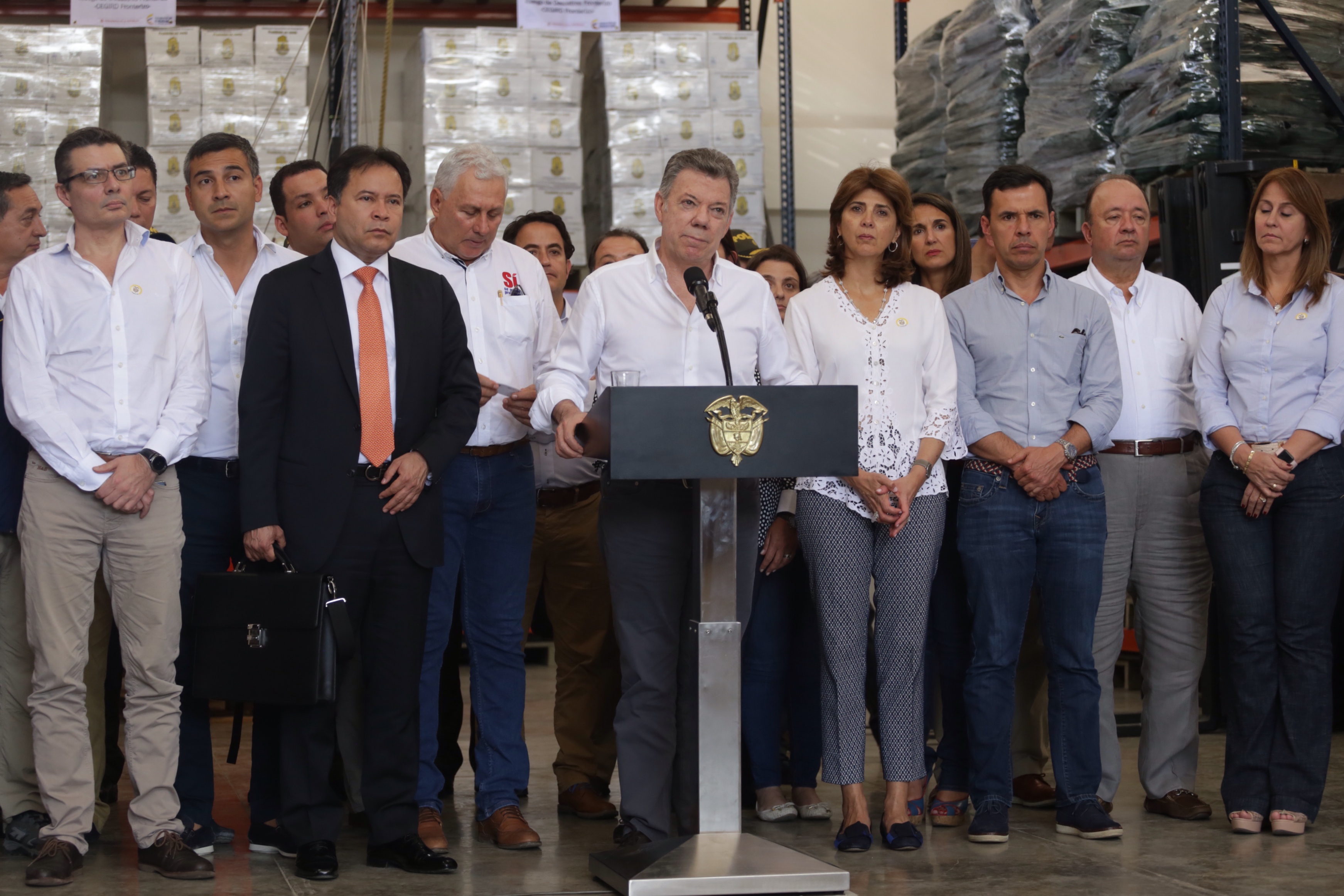 Canciller Holguín integra el 'Súper Gabinete' del Presidente Santos  para tema de migrantes venezolanos