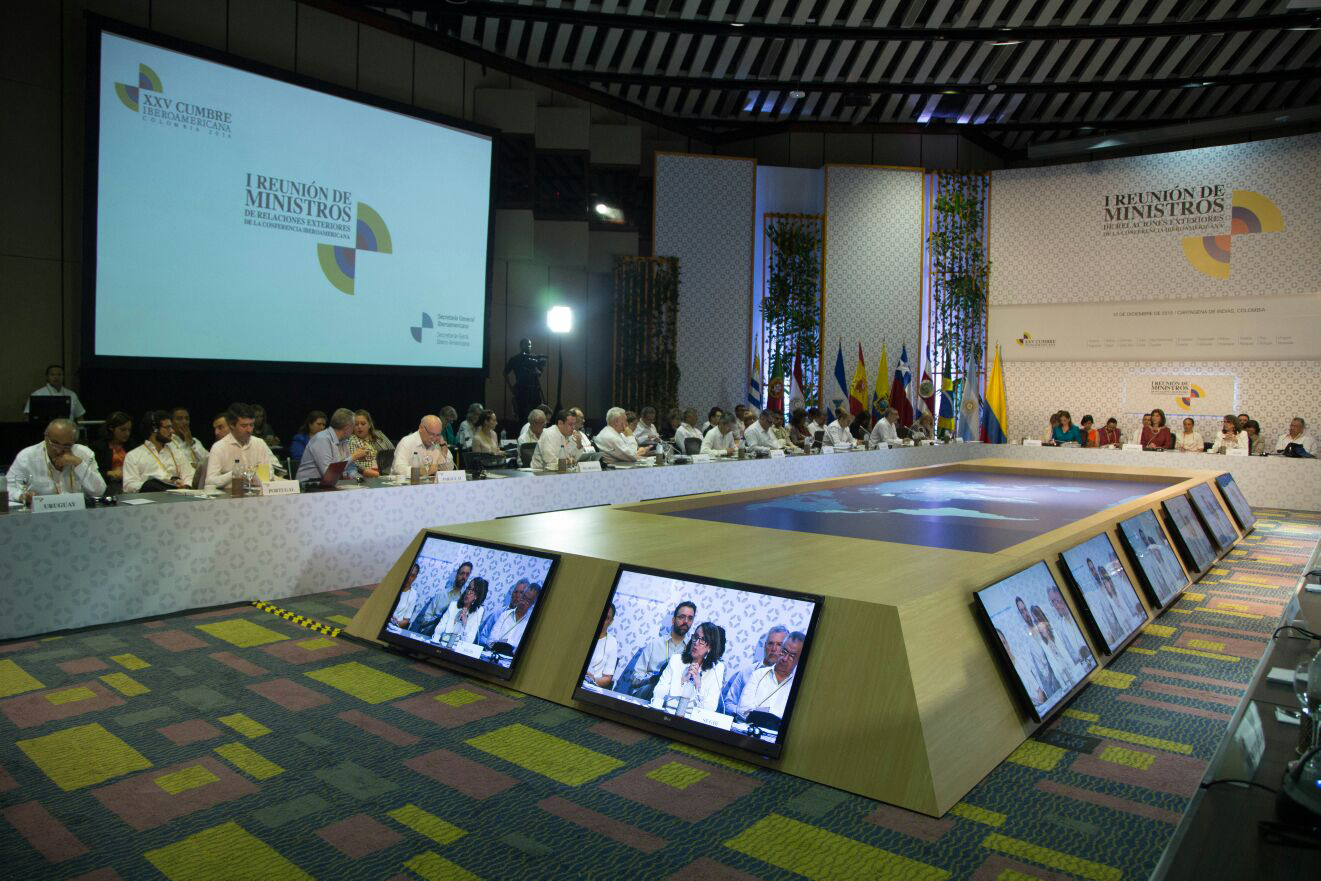 alt Ministros de Relaciones Exteriores de la Conferencia Iberoamericana se reunieron en Cartagena