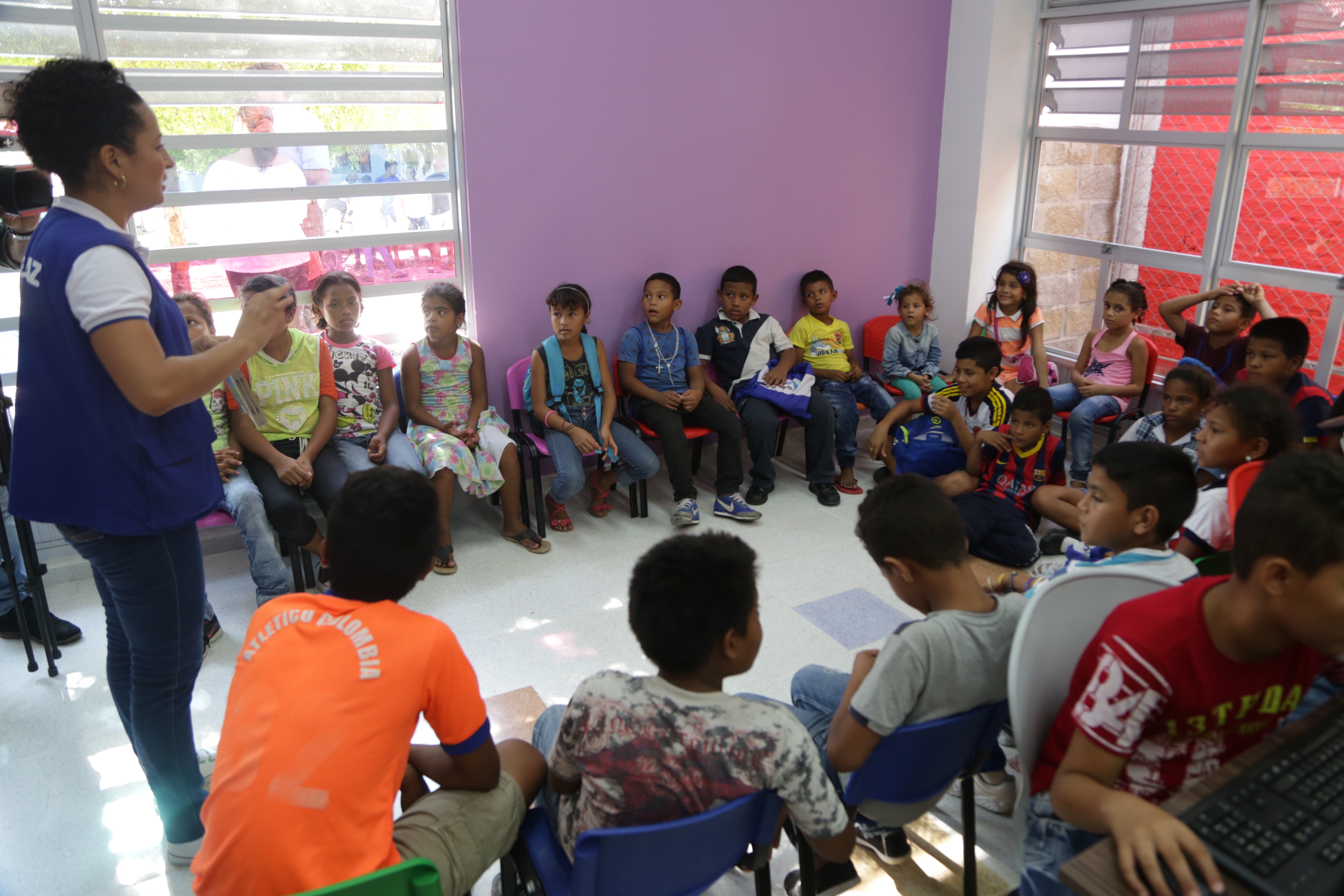 En Barranquilla, más de 400 niños se verán beneficiados con la recién inaugurada casa lúdica construida en el barrio La Paz