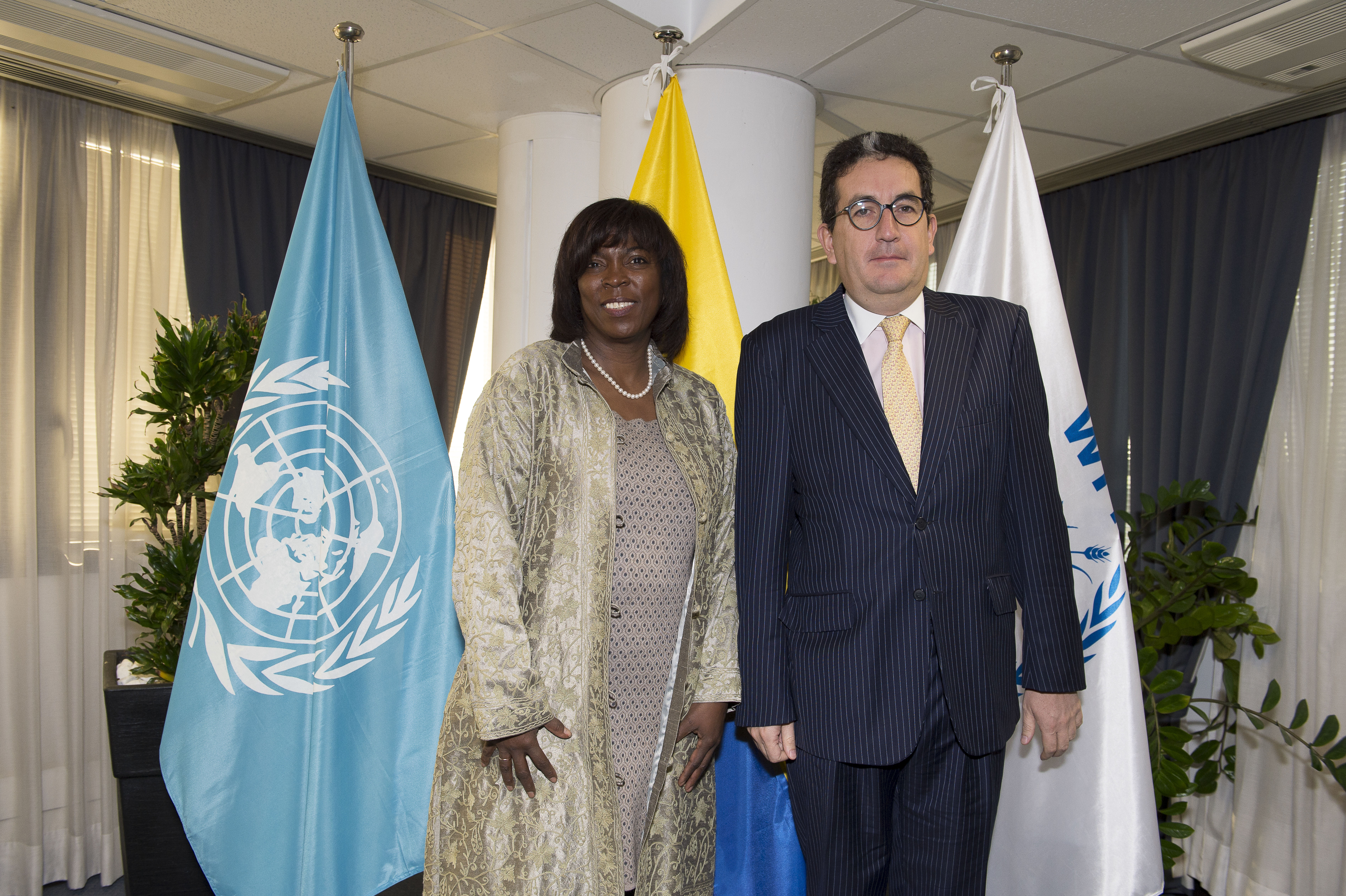 El Embajador de Colombia en Italia, Juan Mesa Zuleta, presentó credenciales ante el Programa Mundial De Alimentos 