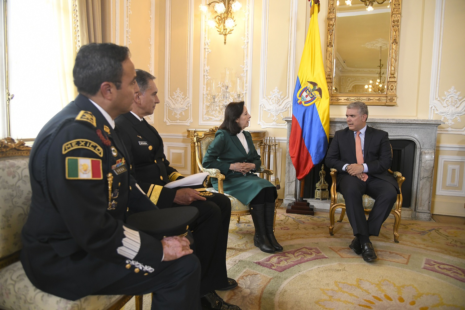 La Embajadora de México en Colombia, Patricia Galeana, presentó cartas credenciales al Presidente Iván Duque