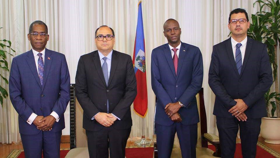 El Embajador de Colombia, José Antonio Segebre Berardinelli, presentó cartas credenciales ante el presidente de Haití