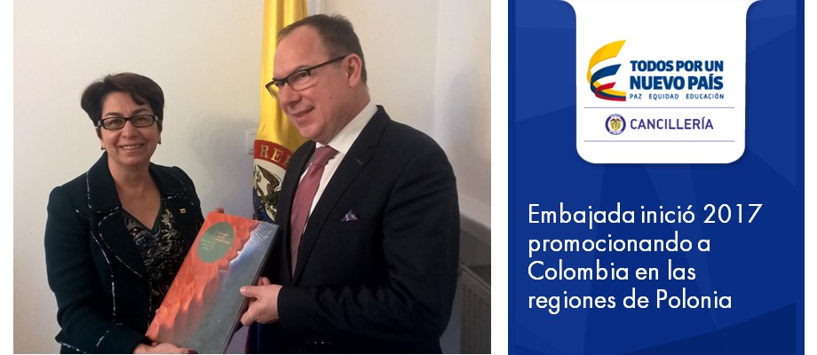 Embajada inició 2017 promocionando a Colombia en las regiones de Polonia