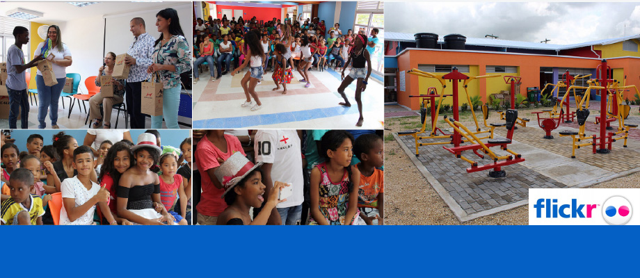 Niños y niñas que asisten a la Casa Lúdica en Cartagena recibieron donación deportiva del Gobierno de China