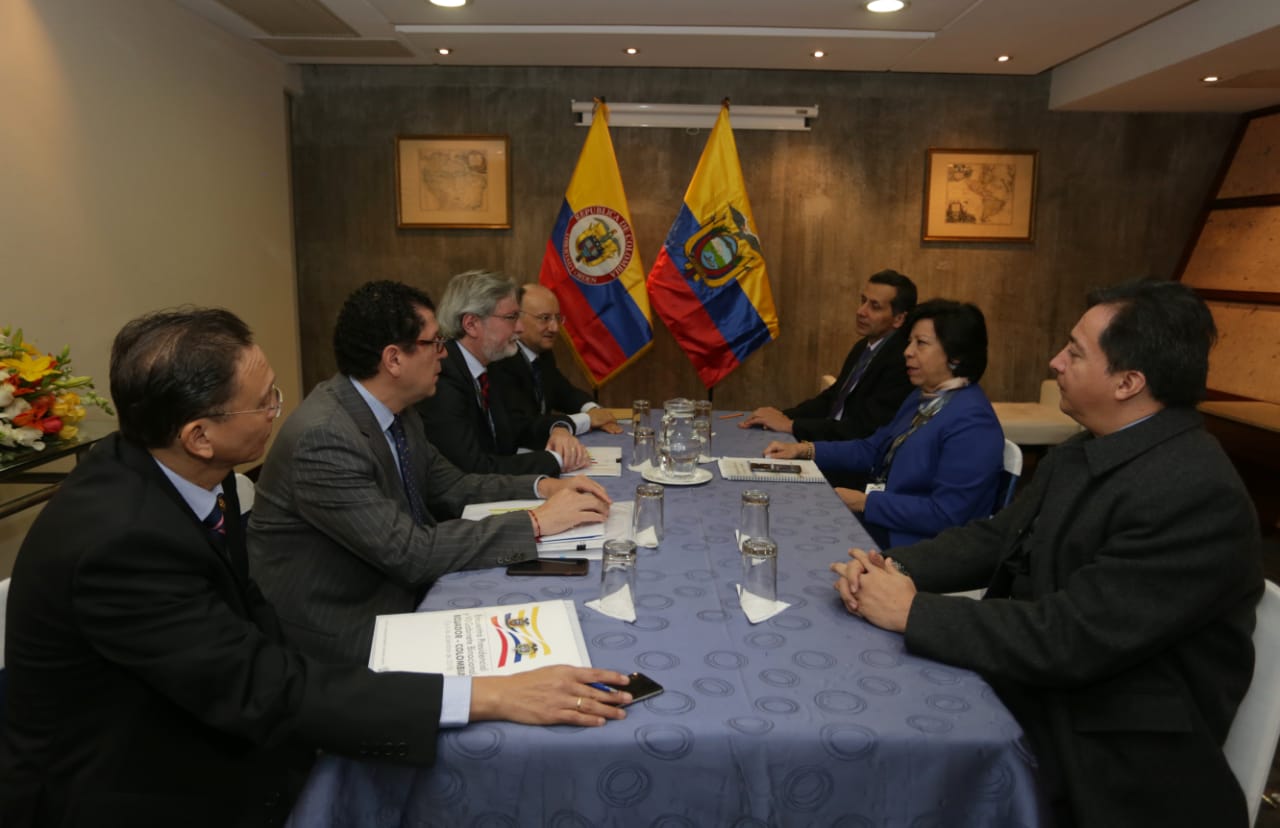 Con miras a fortalecer las relaciones, vicecancilleres de Colombia y Ecuador revisaron los ejes temáticos que se abordarán en el VII Gabinete Binacional en Quito