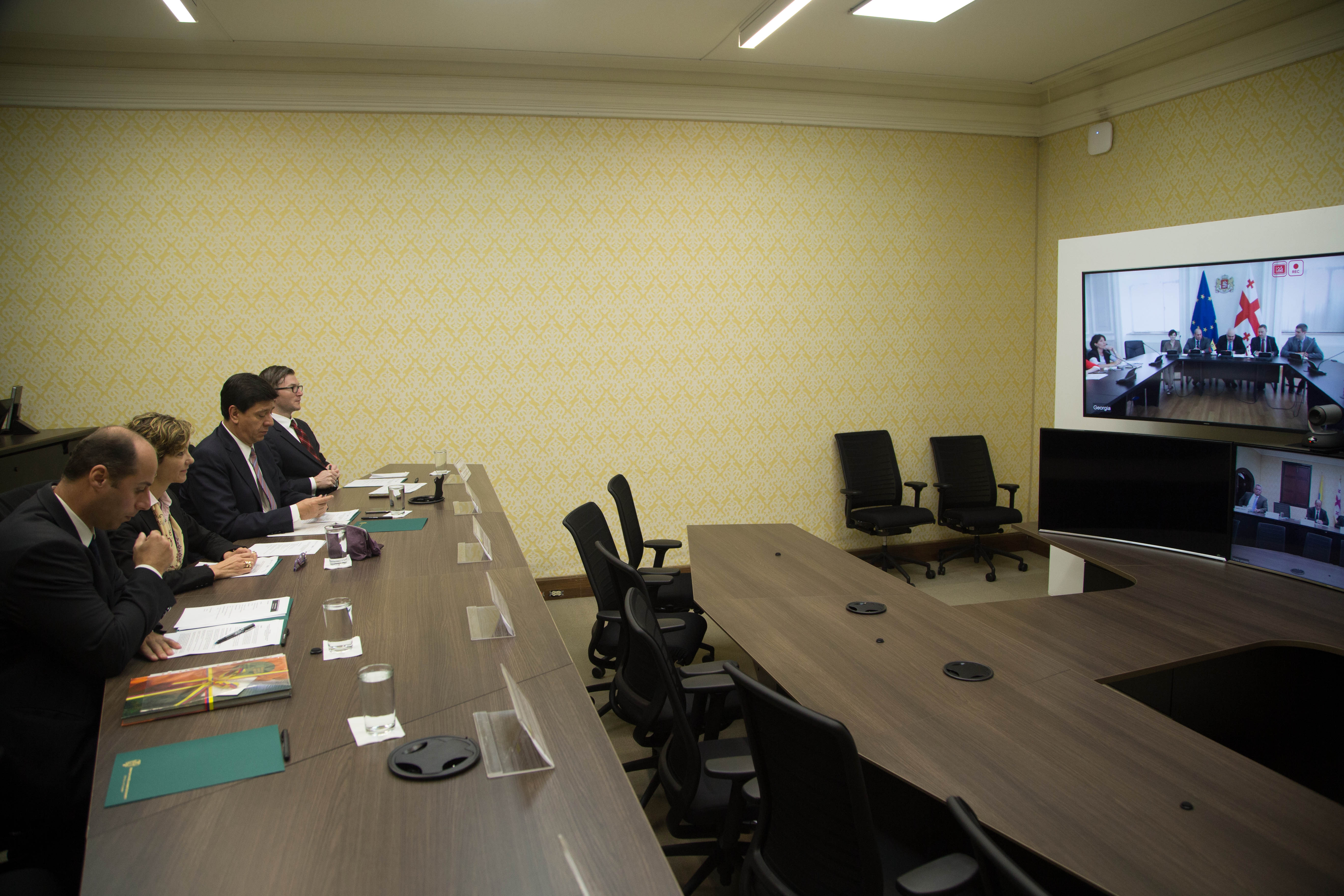 Viceministros de Colombia y Georgia presidieron Reunión de Consultas Políticas, a través de videoconferencia