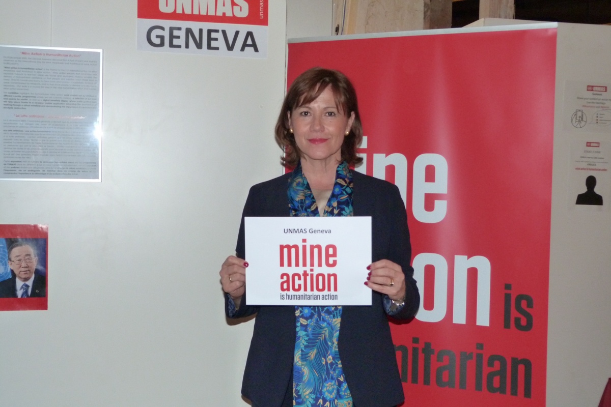 Misión de Colombia en Ginebra se unió al Día internacional de sensibilización contra minas antipersonal