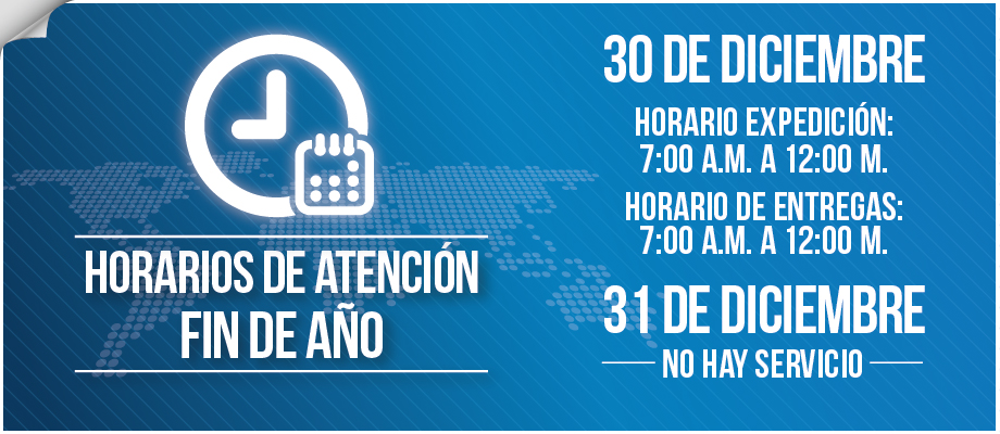 El 30 de diciembre las oficinas de pasaportes en Bogotá brindarán atención al público hasta las 12 del día. El 31 de diciembre no habrá servicio