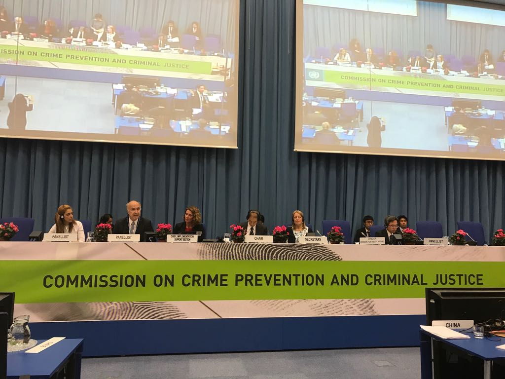 Activa participación de Colombia en el 26º período de sesiones de la Comisión de Prevención del Delito y Justicia Penal de las Naciones Unidas en Viena, Austria