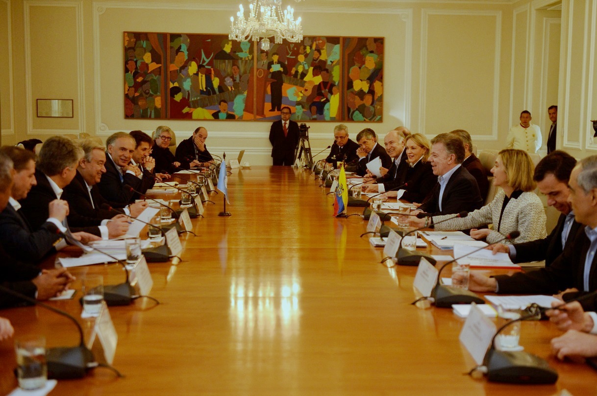 Patti Londoño, Viceministra de Relaciones Exteriores, asistió a la reunión de trabajo ampliada con el Secretario General de ONU