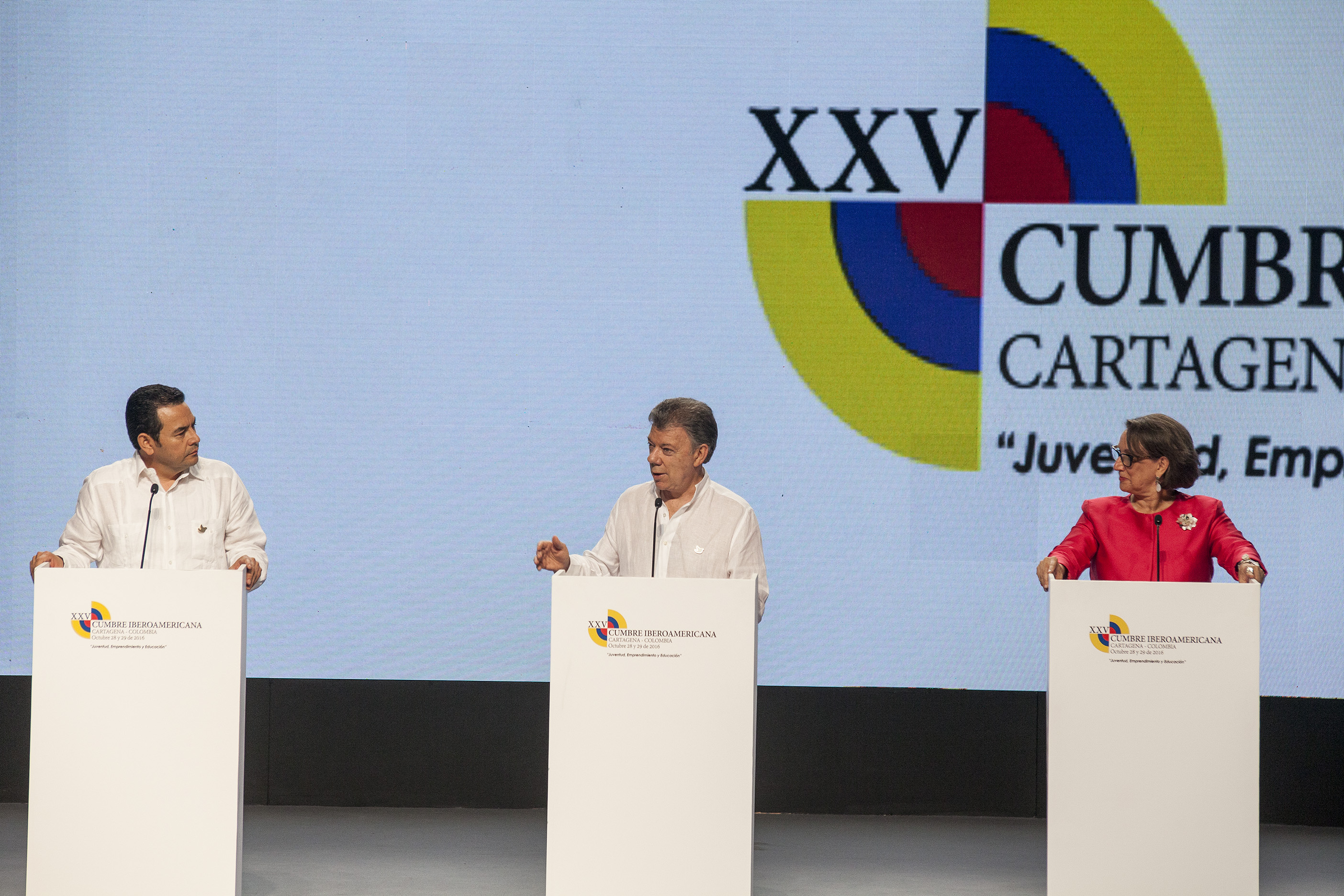 En rueda de prensa al cierre de la XXV Cumbre Iberoamericana se resaltó el trabajo de Colombia por   los jóvenes y la paz