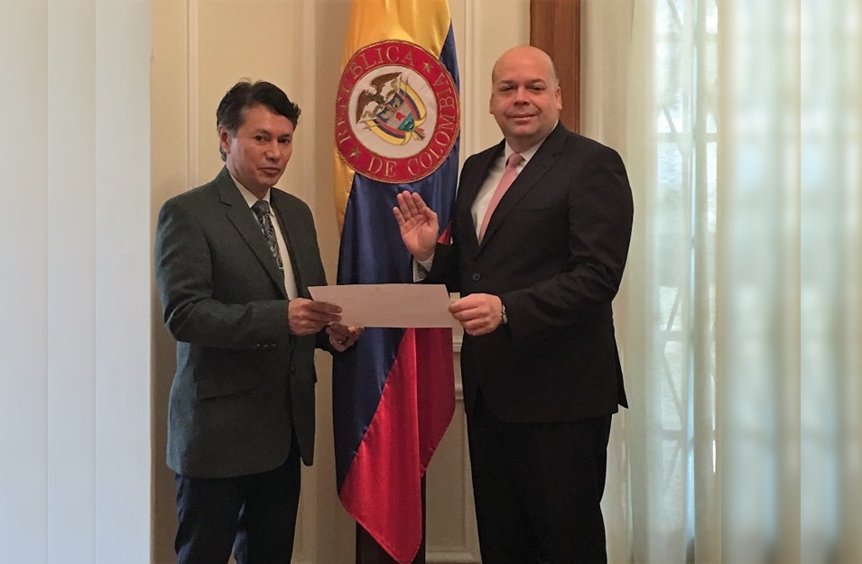 Embajador Alfonso Soria tomó posesión de su cargo en la Embajada de Colombia en Egipto