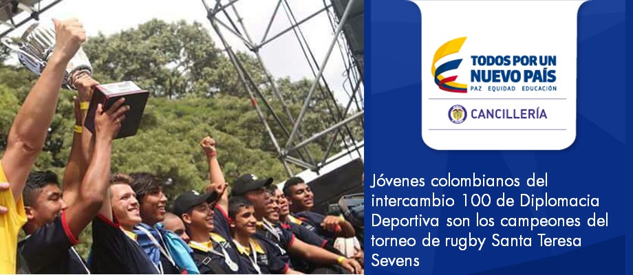 Equipo colombiano en el Torneo Santa Teresa Sevens 