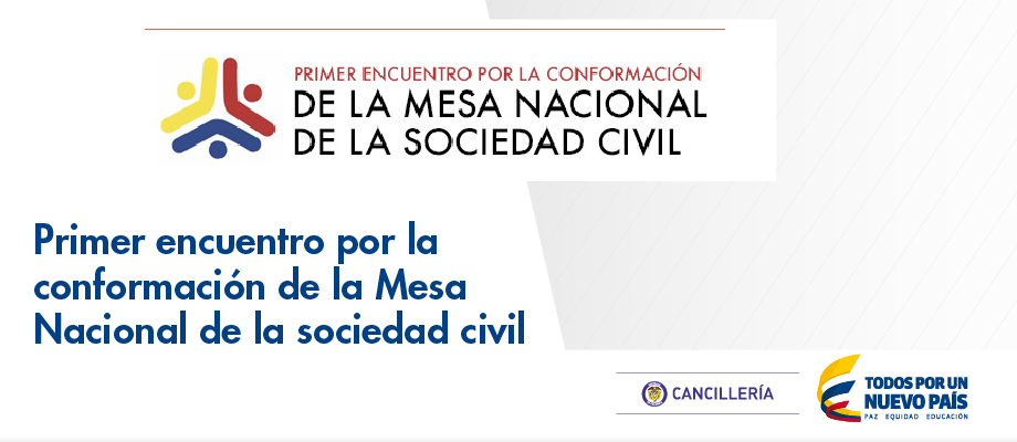 Mesa Nacional de la sociedad civil