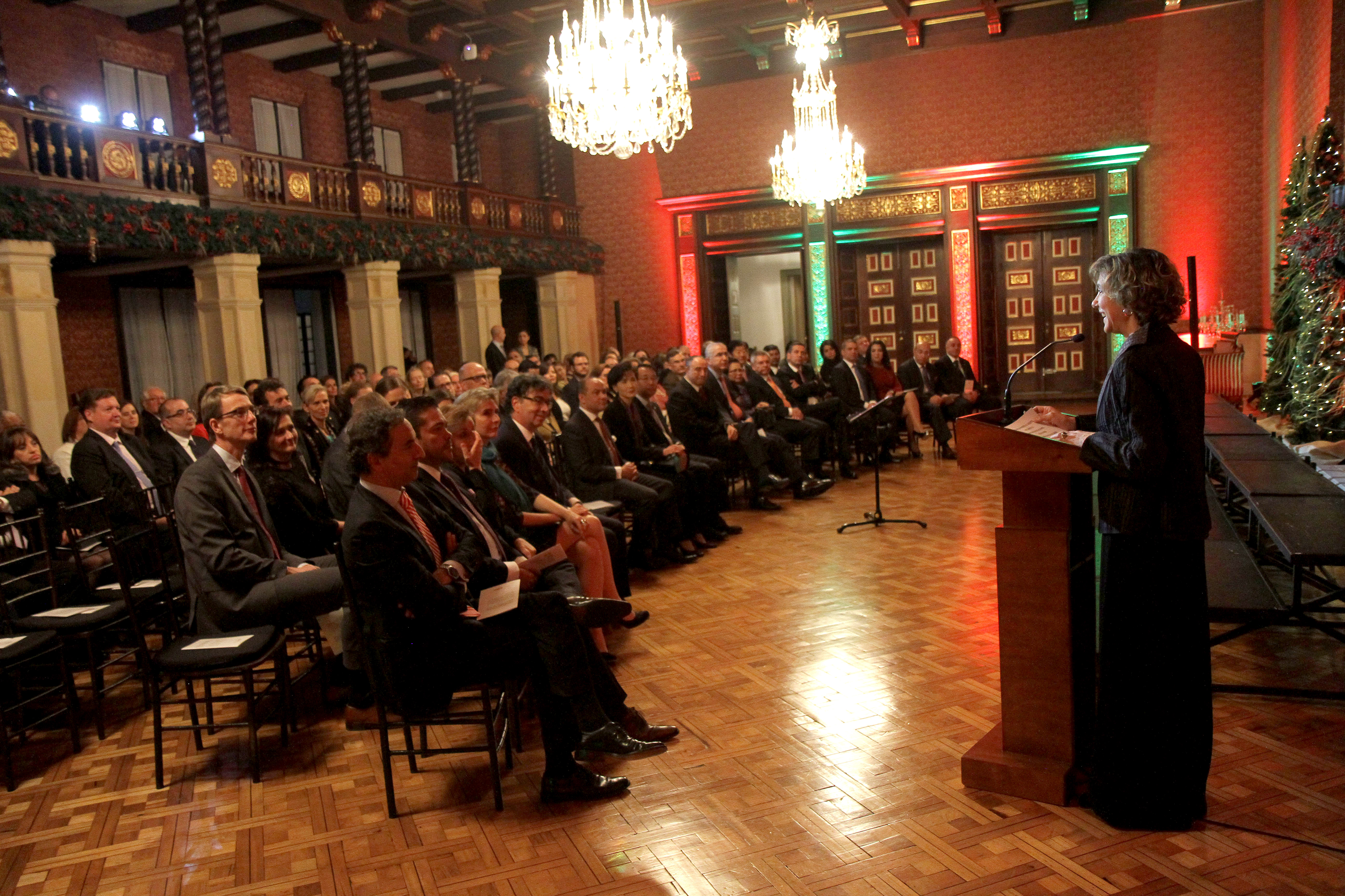 Con un concierto y una cena en el Palacio de San Carlos, Cancillería celebró la Navidad con cuerpo diplomático acreditado en Colombia