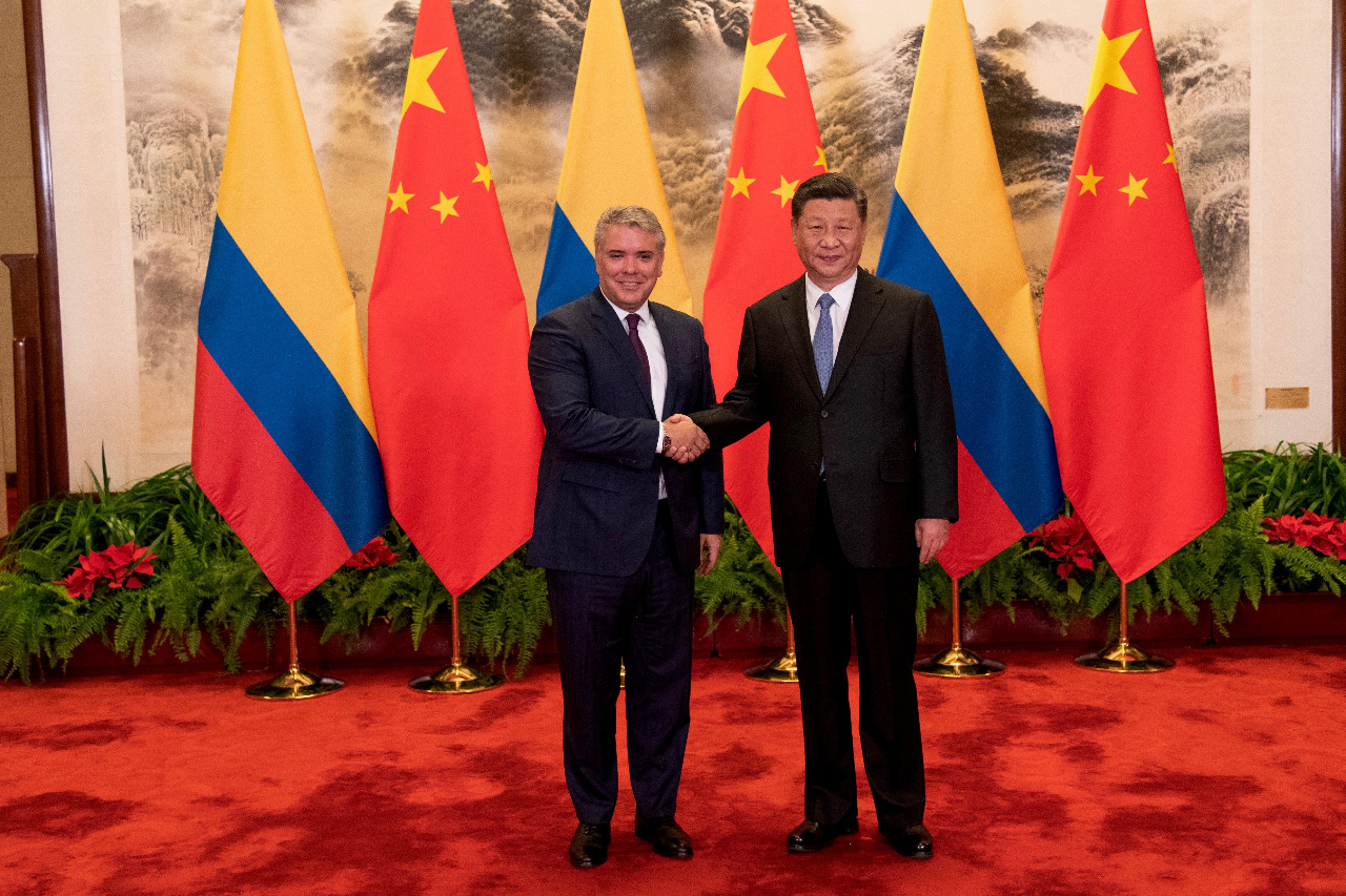 Presidente Iván Duque invitó al Presidente de la República Popular China a visitar Colombia