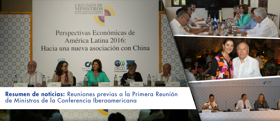 Resumen de noticias: Reuniones previas a la Primera Reunión de Ministros de la Conferencia Iberoamericana 